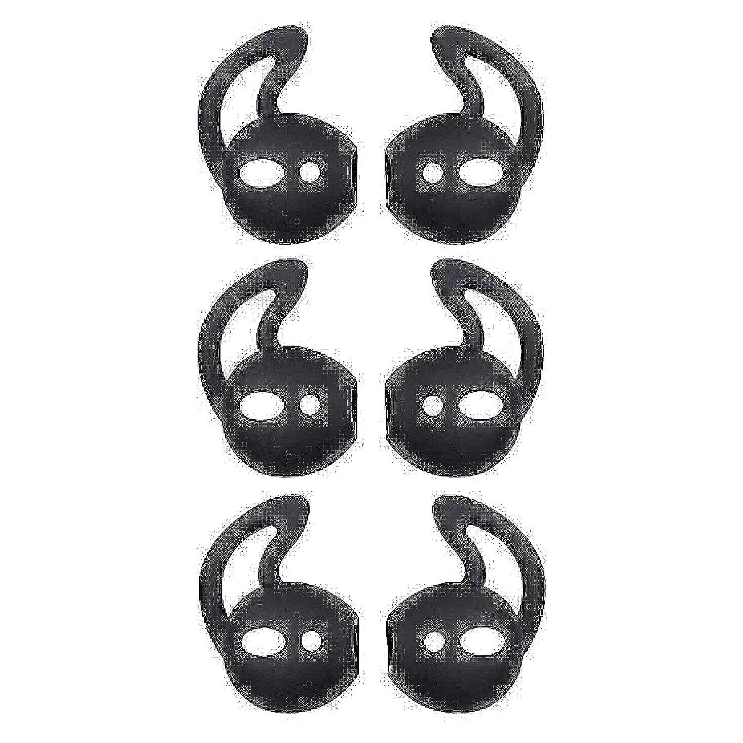 Cubiertas de silicona ALXCD para AirPods - 3 pares antideslizantes