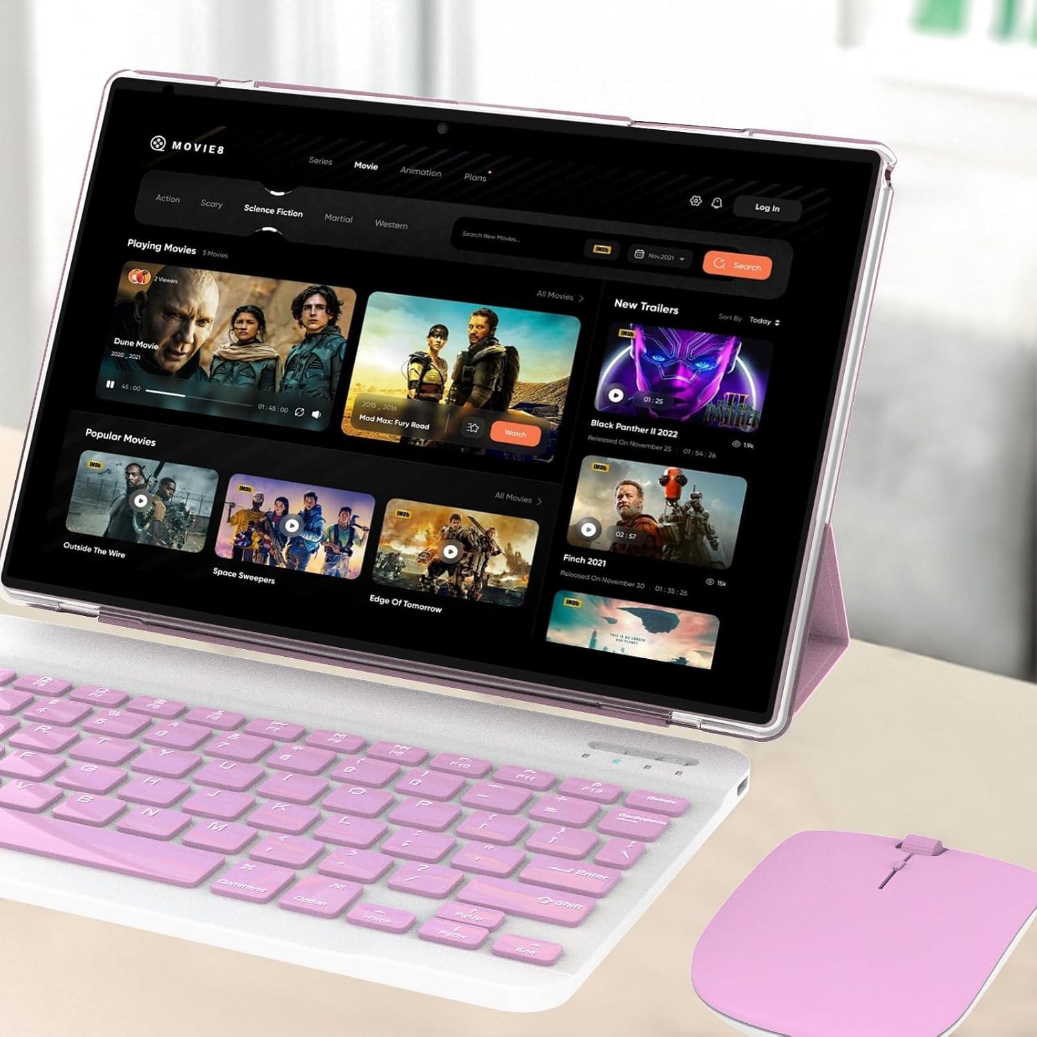 Tableta ATOZEE 10" 2 en 1 Android 14 con teclado y ratón