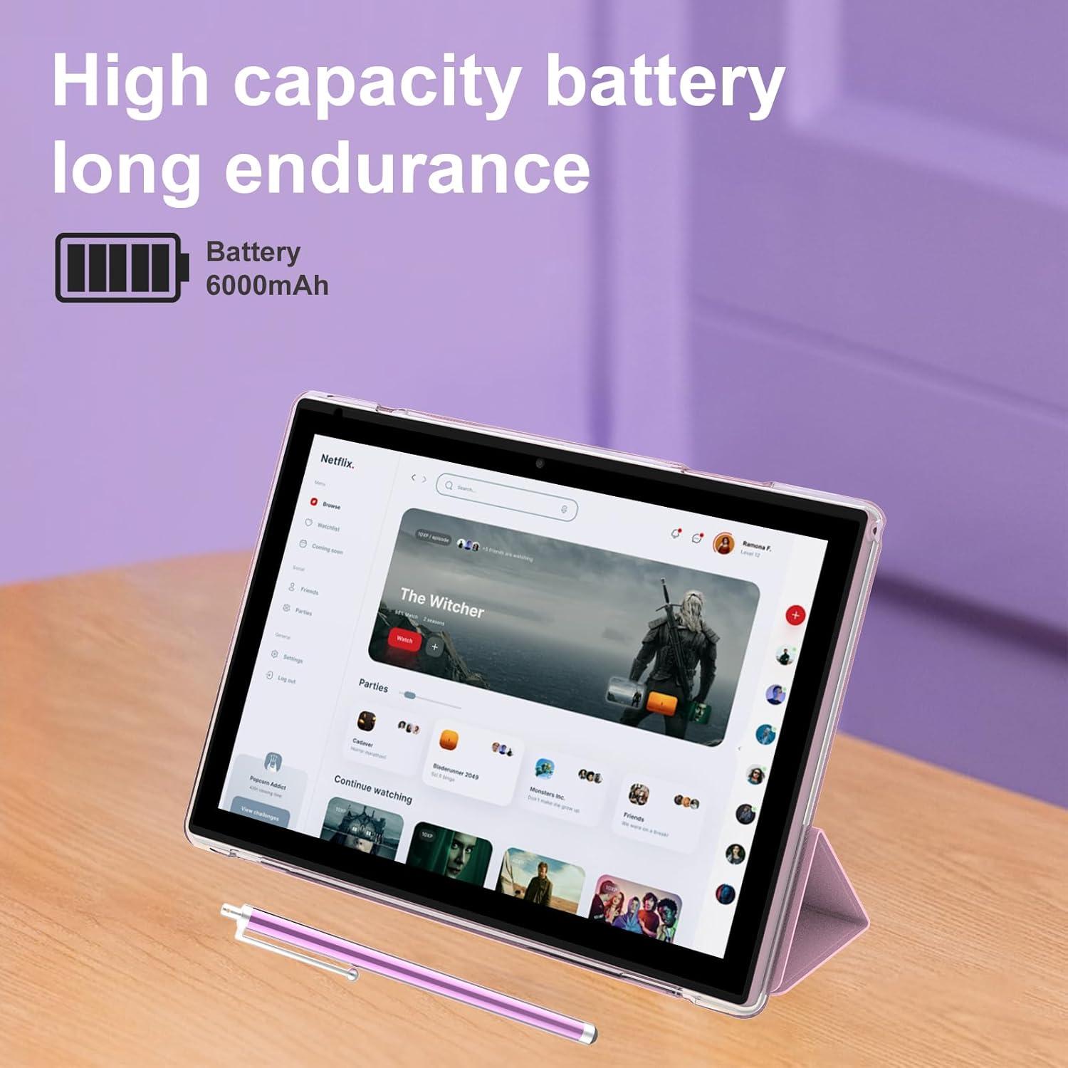 Tableta ATOZEE 10" 2 en 1 Android 14 con teclado y ratón