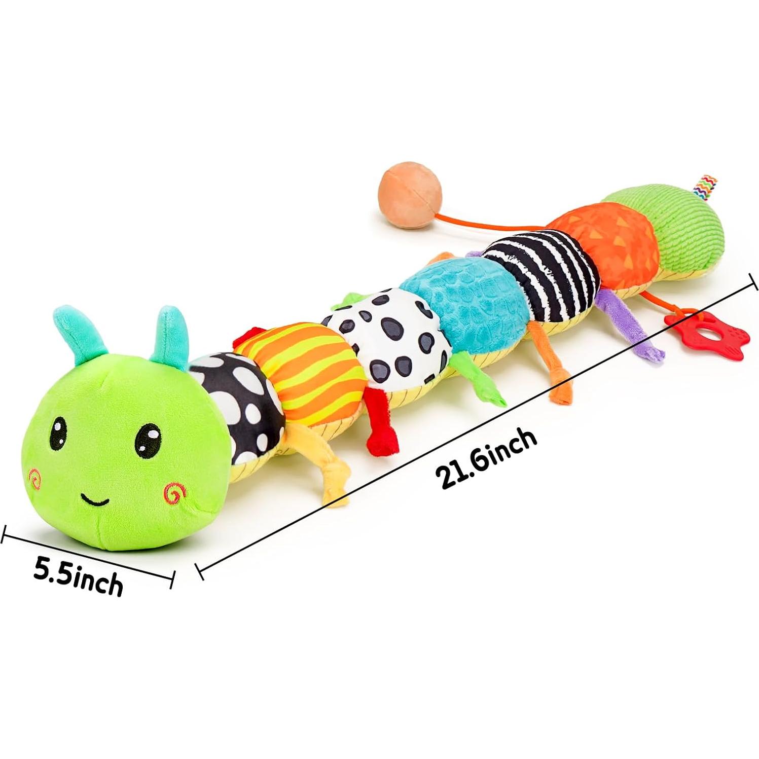 Juguete Sensorial Oruga Musical Melodyinn 50,8 cm Verde