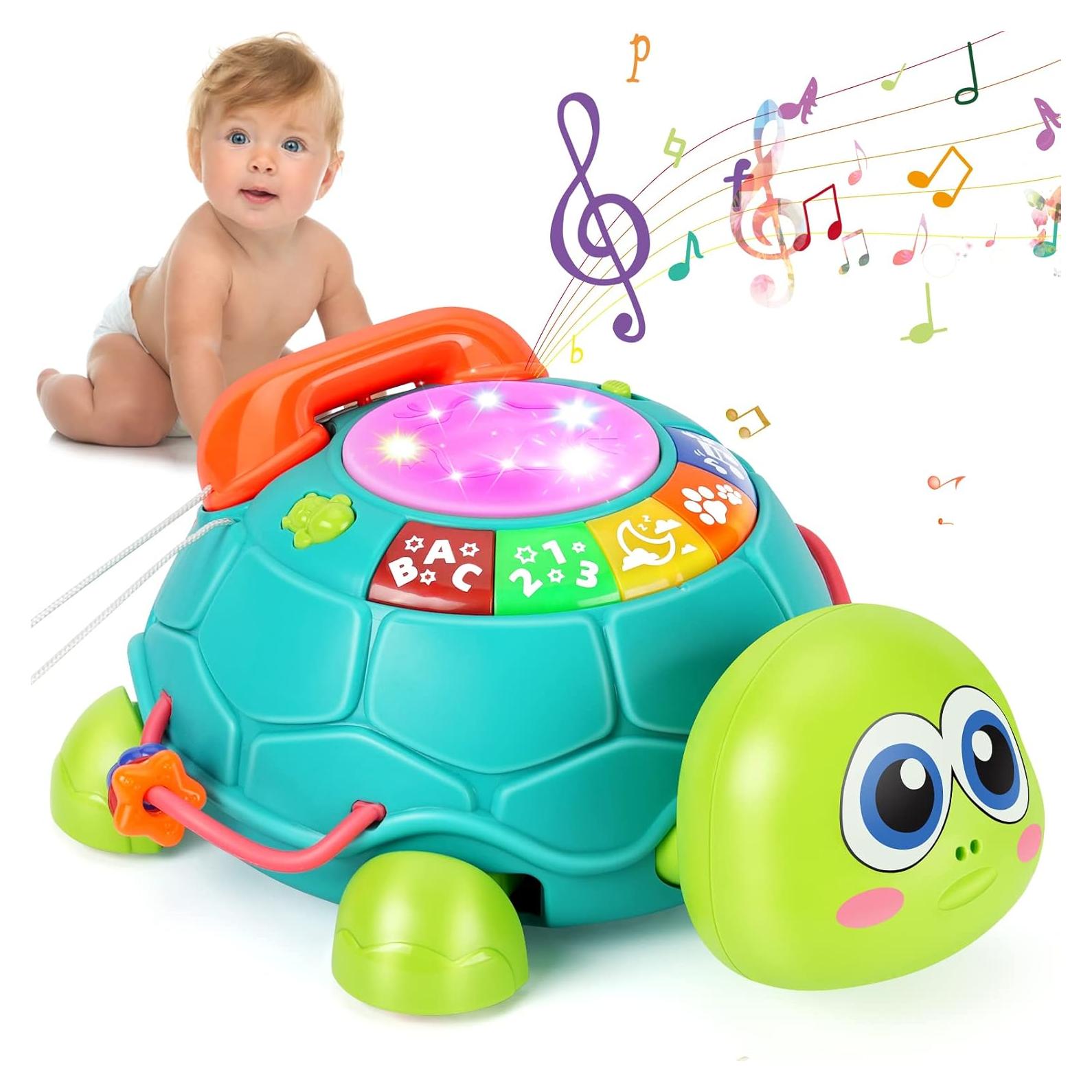 Juguete Musical Tortuga HMP-TT para Bebés 6-12 Meses