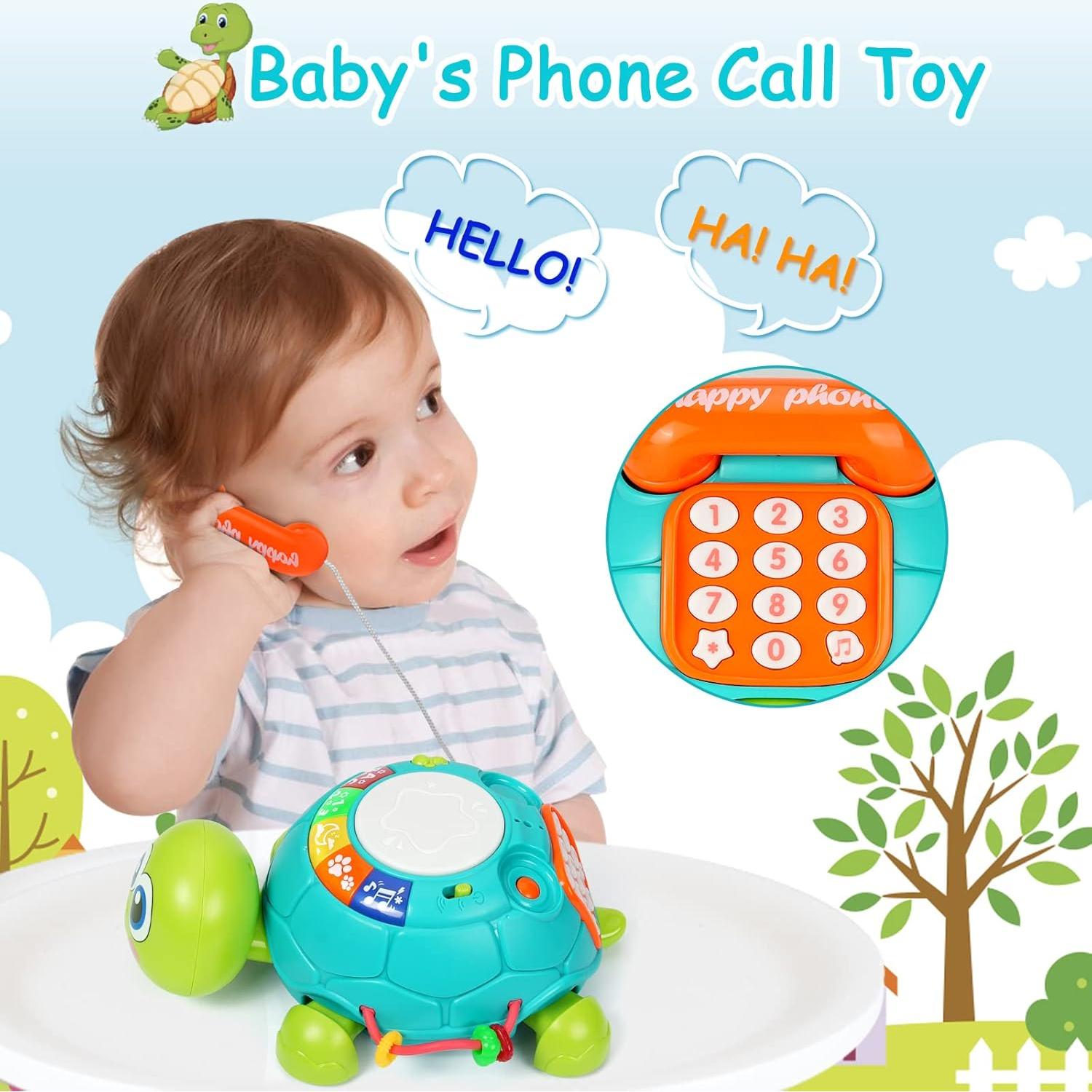 Juguete Musical Tortuga HMP-TT para Bebés 6-12 Meses