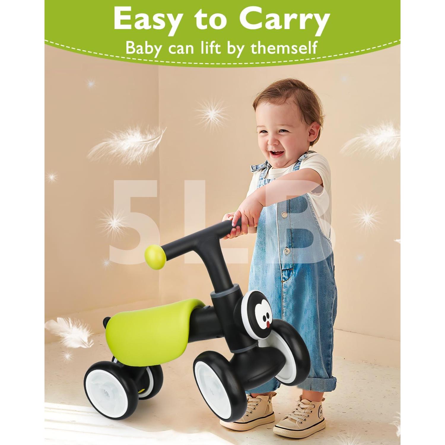 Bicicleta de Equilibrio Colorida Doselie para Bebés 12-24 Meses