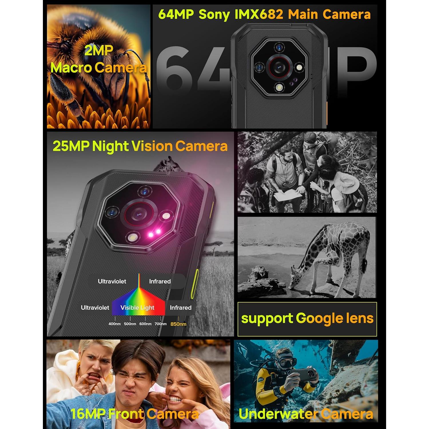 Ulefone Armor X32 Pro 5G - 16GB RAM, 256GB, 5500mAh, Naranja