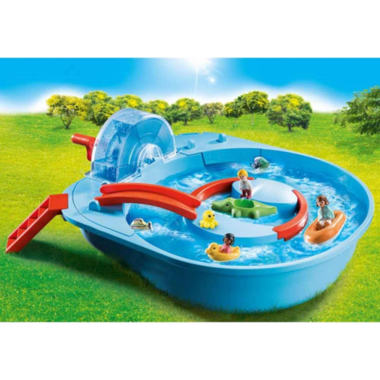 PLAYMOBIL 1.2.3 Parque Acuático Splish Splash 59x49cm