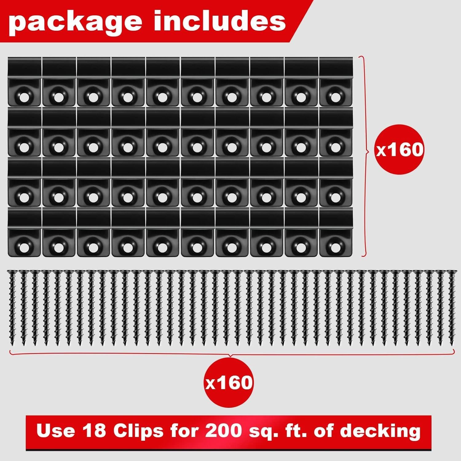 Clips de Inicio de Acero Inoxidable 304 Dunzy - 40 Piezas Negros