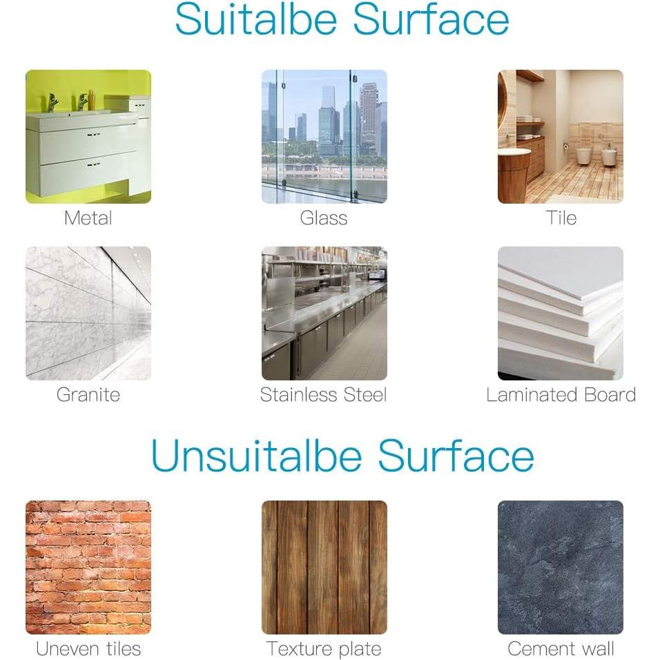 Ganchos de Succión LUXEAR - 2 Paquete Impermeable 5 kg