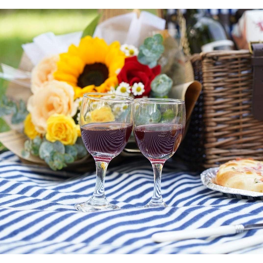 Cesta de Picnic de Mimbre INNO STAGE para 2 con Manta Impermeable