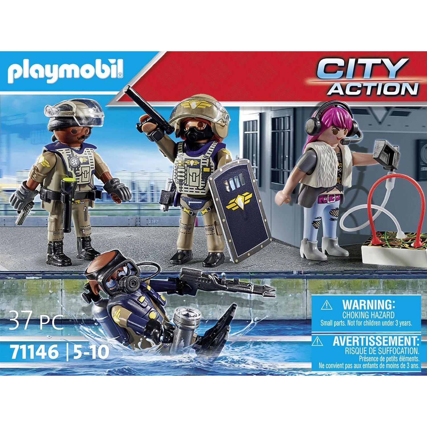 Juego de Figuras Policías Tácticas Playmobil 71146