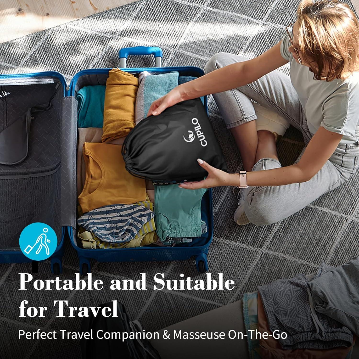 Masajeador de Cuello CuPiLo 4D Inalámbrico con Calor