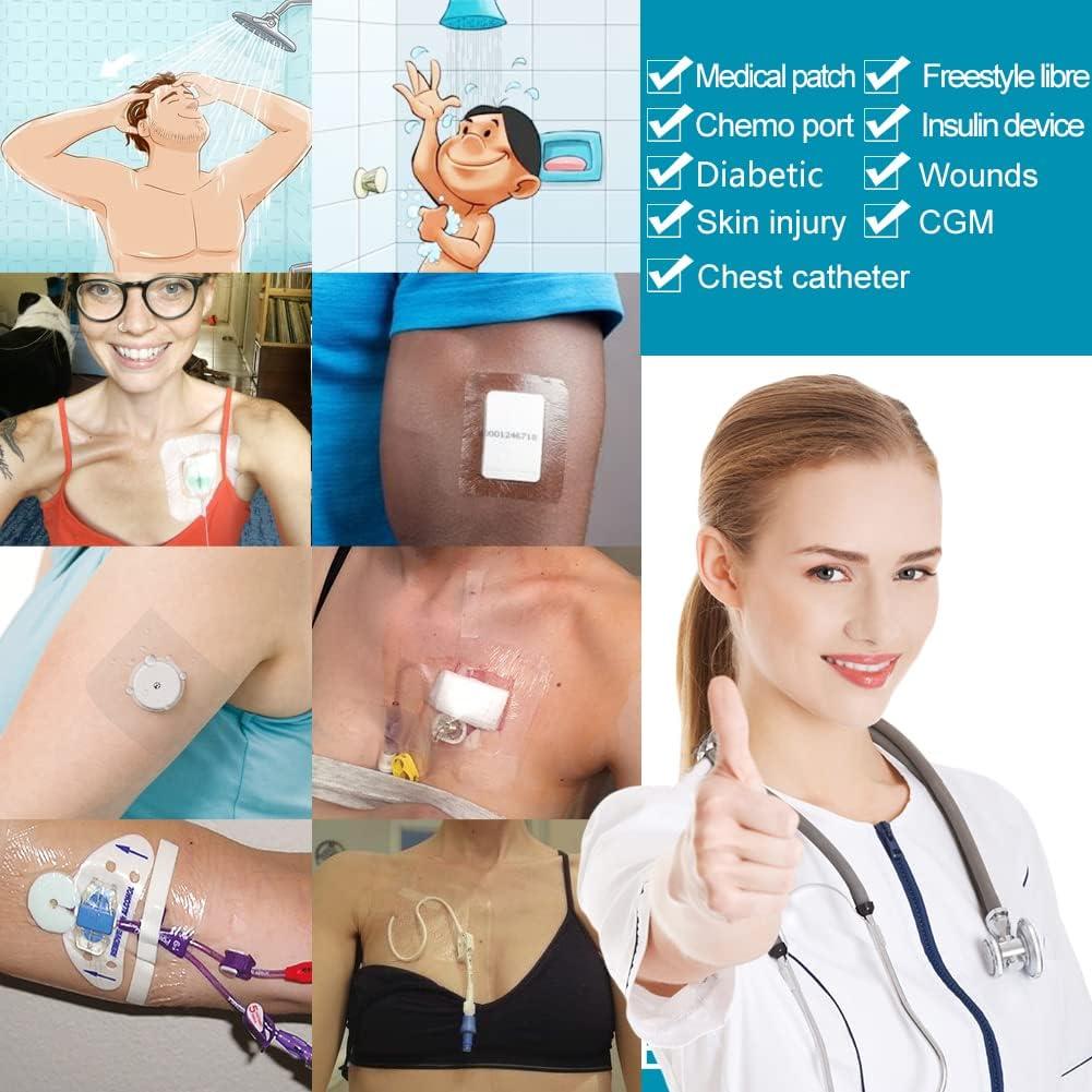 50 Vendajes Adhesivos Impermeables Hola Health 10x10 cm