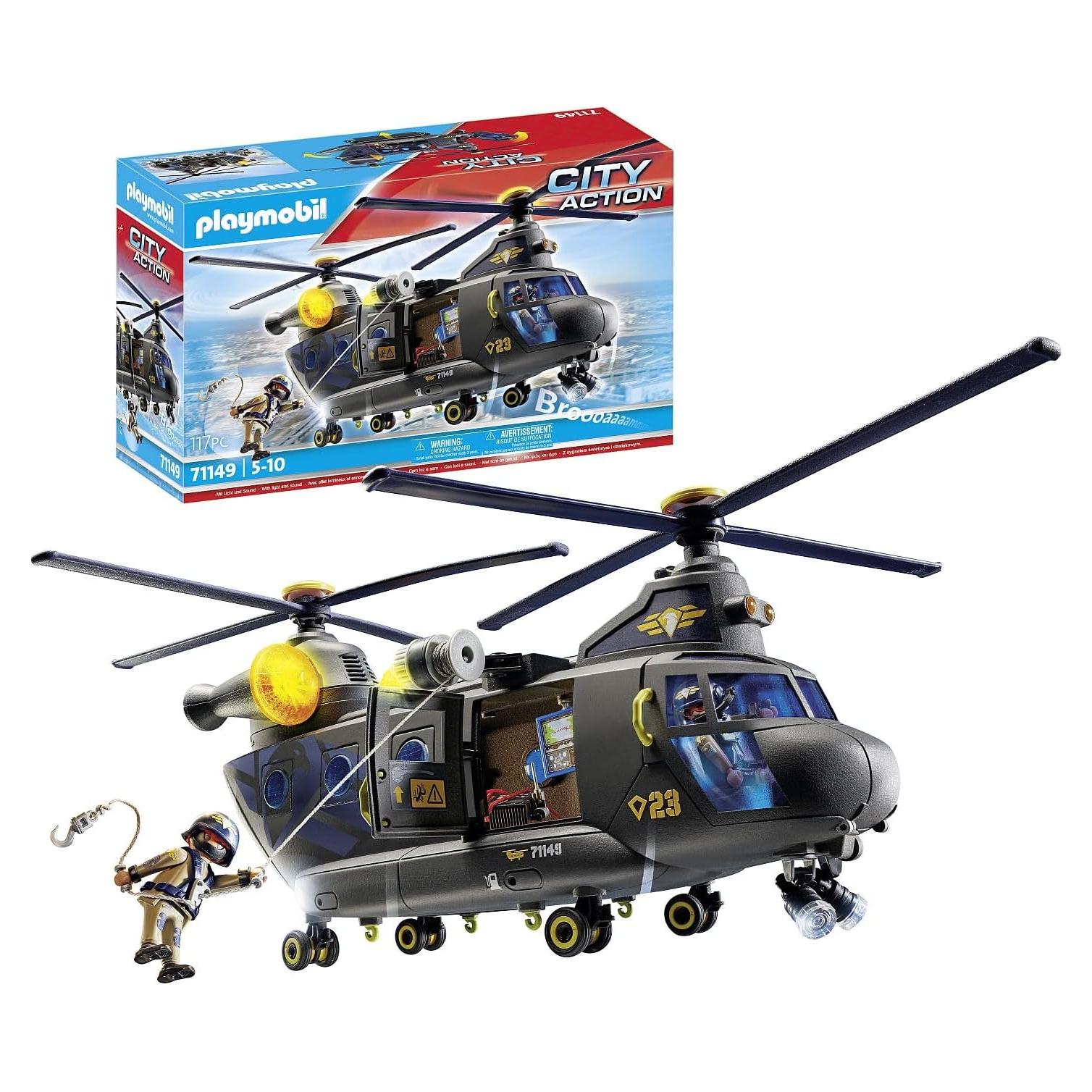 Unidad Táctica Playmobil Aeronave de Rescate 71149