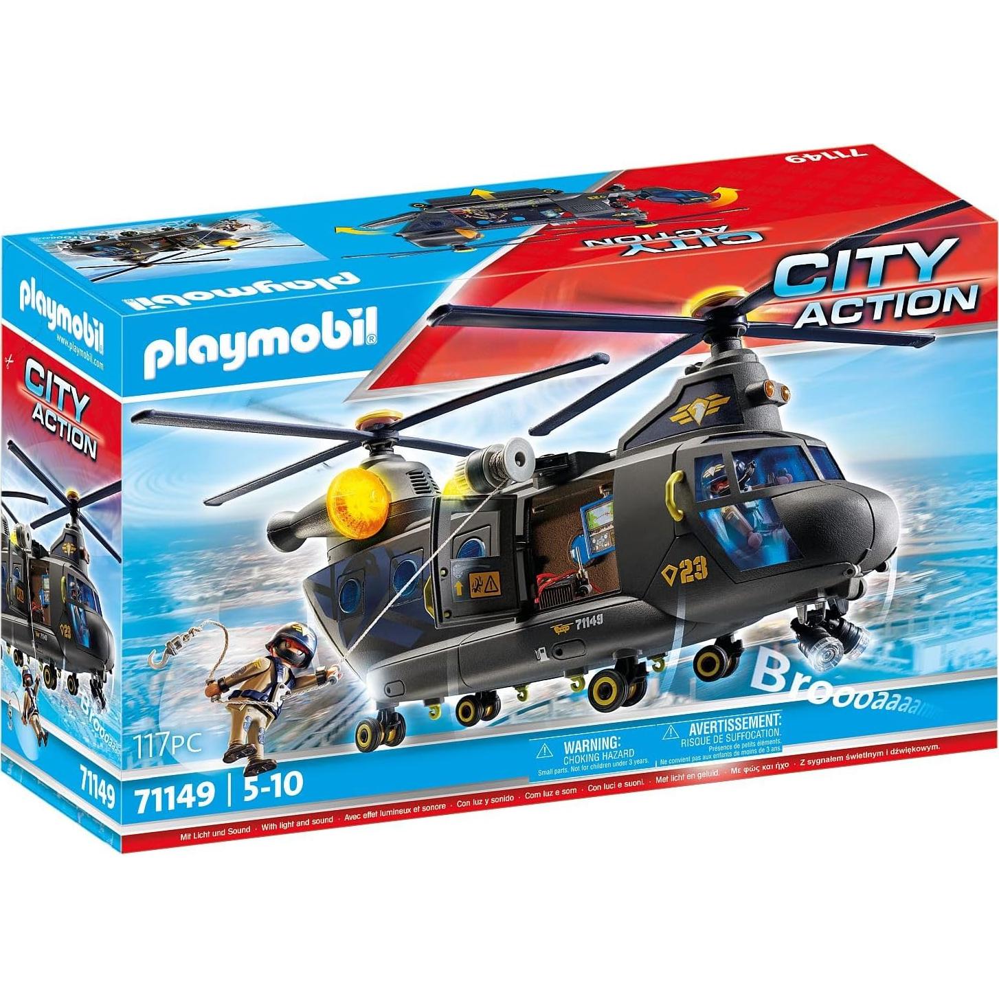 Unidad Táctica Playmobil Aeronave de Rescate 71149