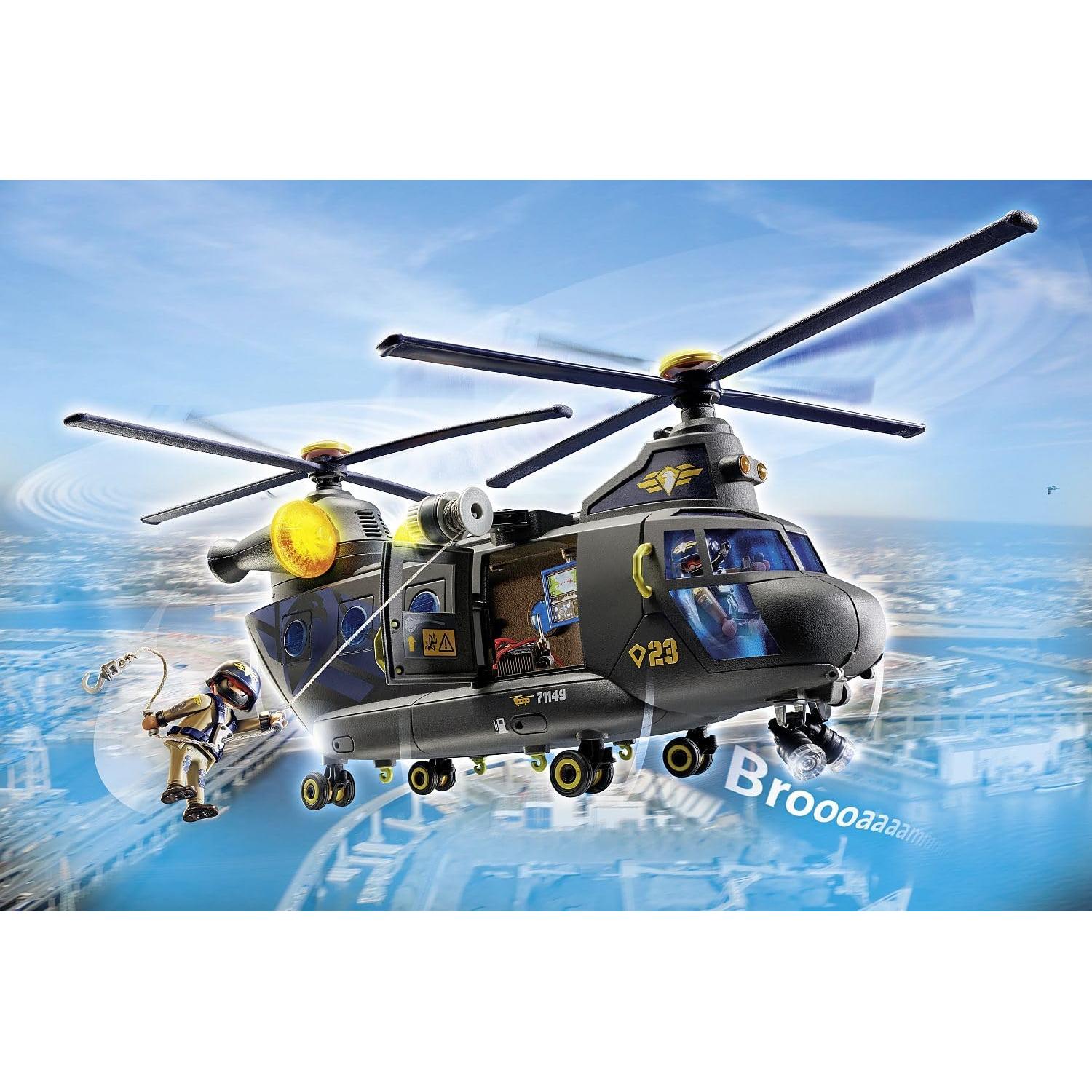 Unidad Táctica Playmobil Aeronave de Rescate 71149
