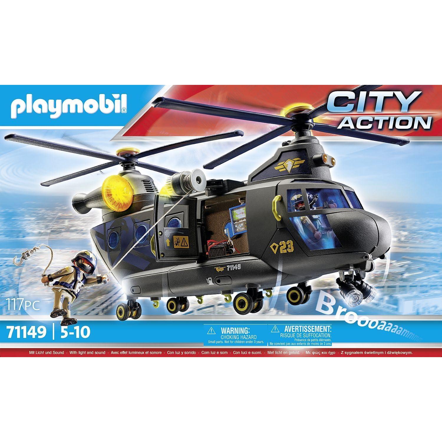 Unidad Táctica Playmobil Aeronave de Rescate 71149