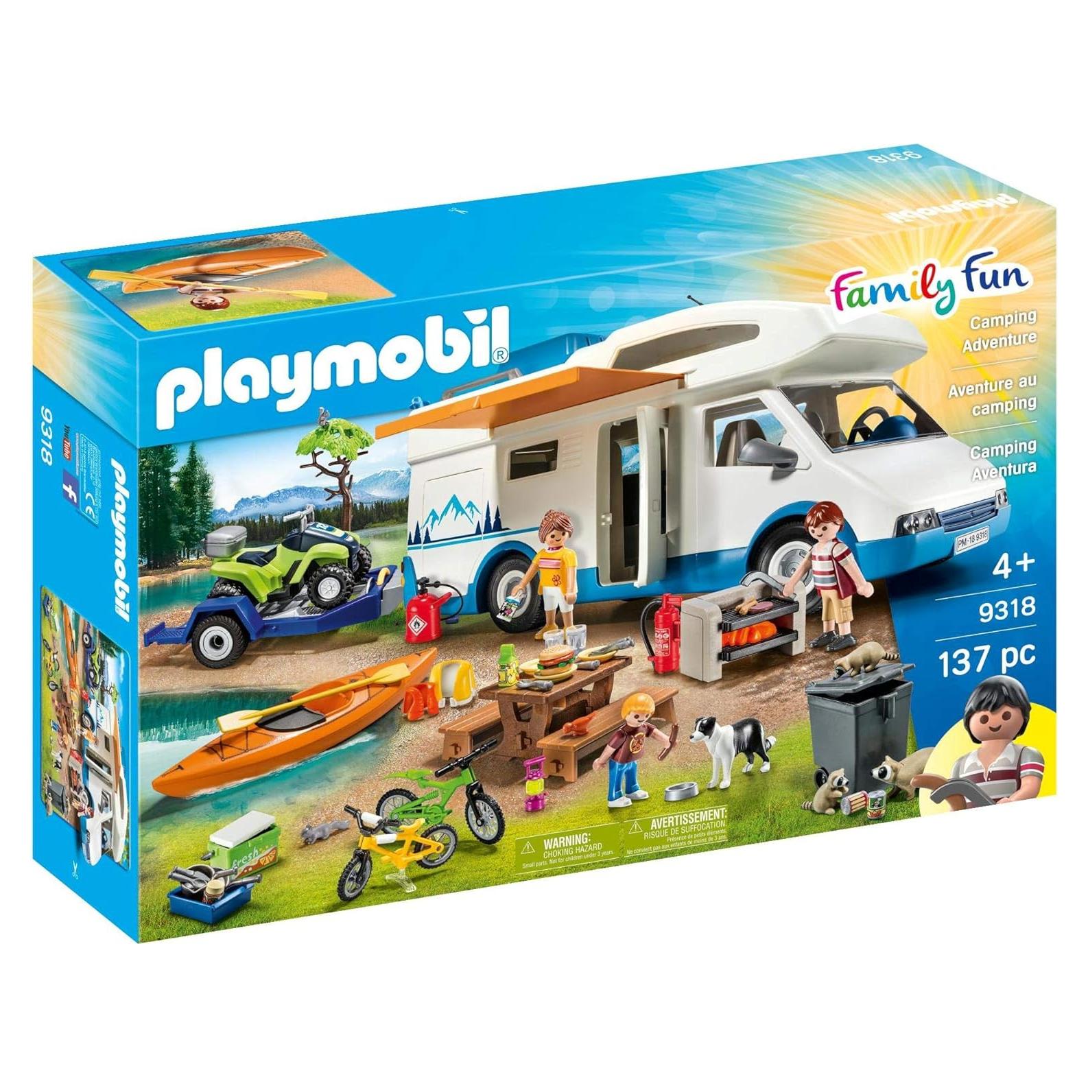 Playmobil Camping Mega Set Juguete 58.5x38.5 cm