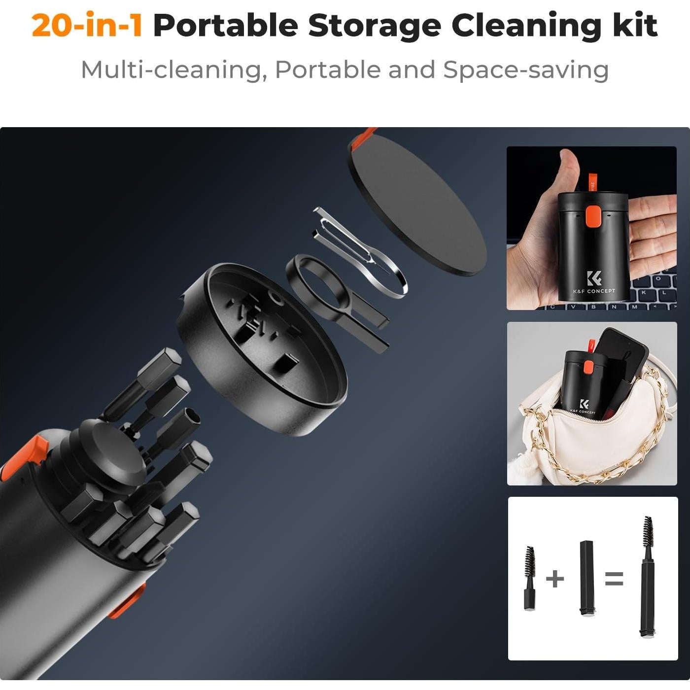 Kit de Limpieza 20 en 1 K&F Concept para Electrónicos