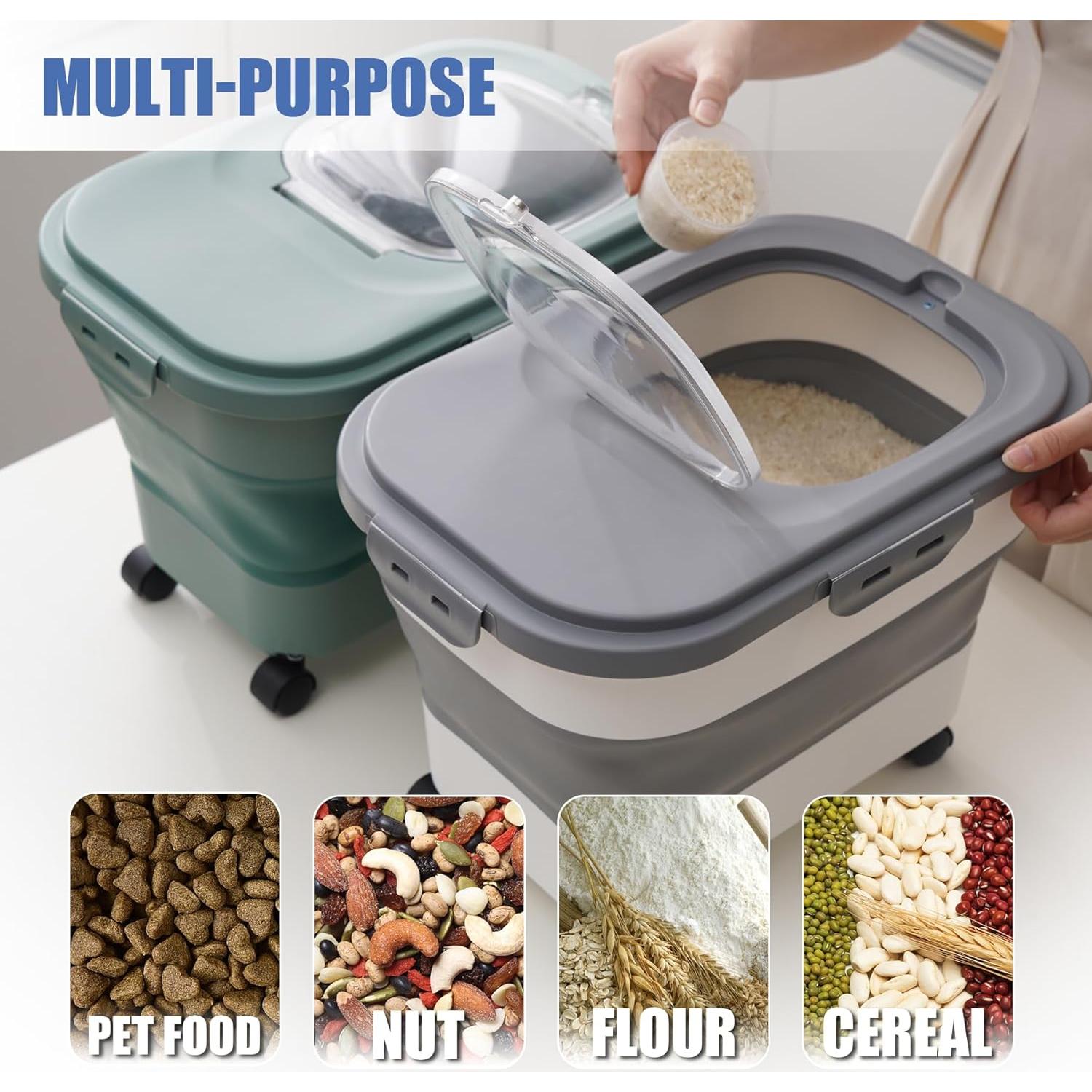 Contenedor Plegable de Almacenamiento para Comida Gropecan 9.07 kg