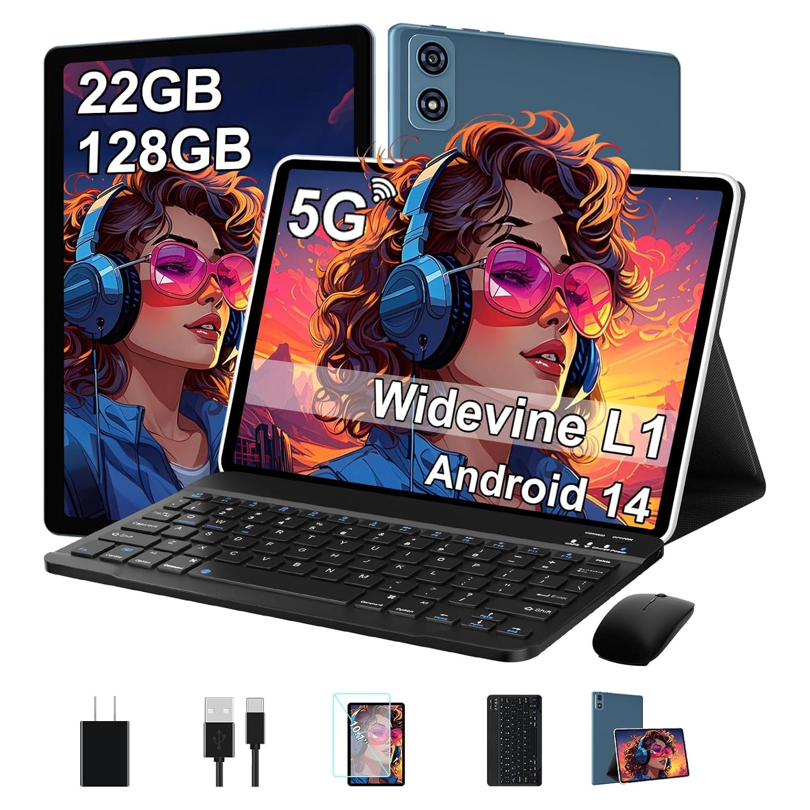 Tableta Fezawio F10 10.1" Android 14 22GB RAM 128GB ROM