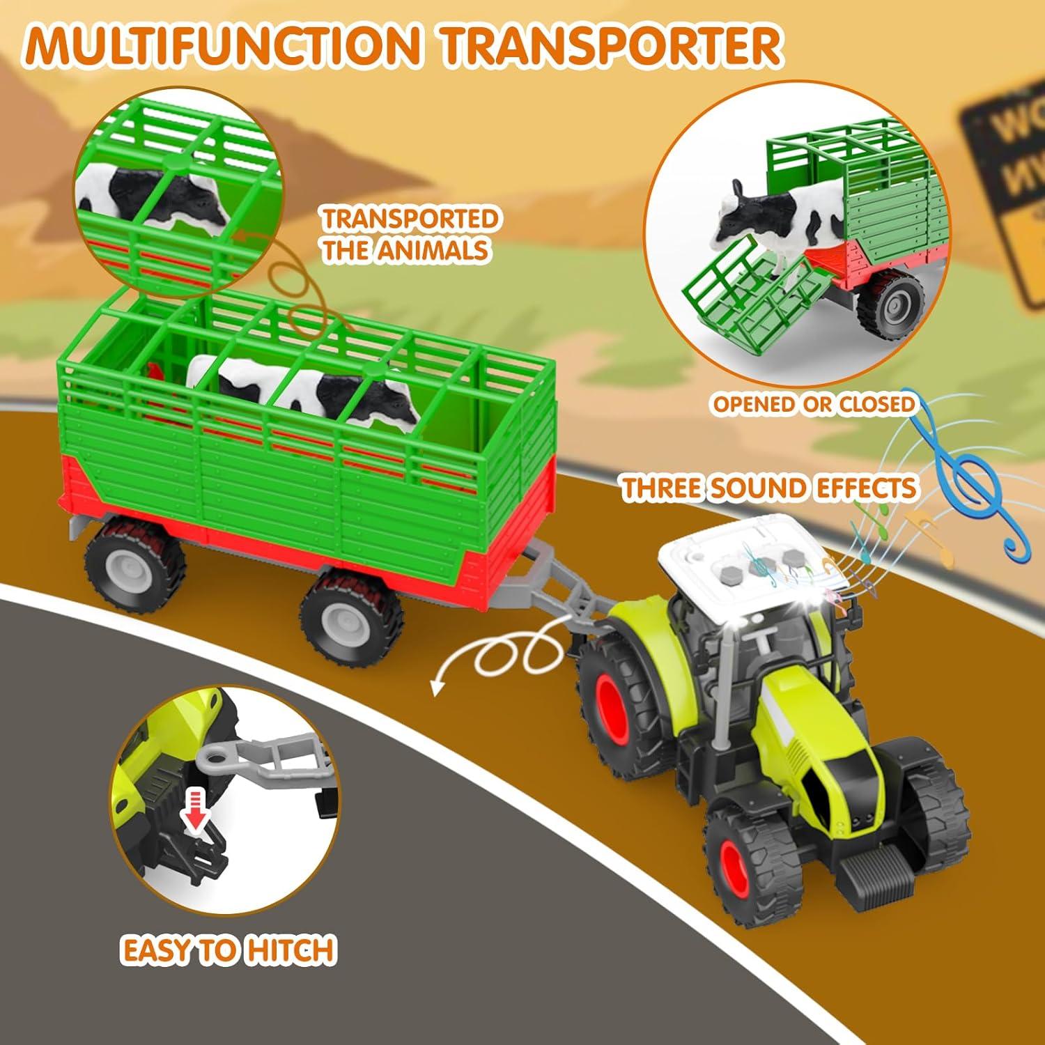 Juego de Juguetes de Animales de Granja Dwi Dowellin 69 Pzs