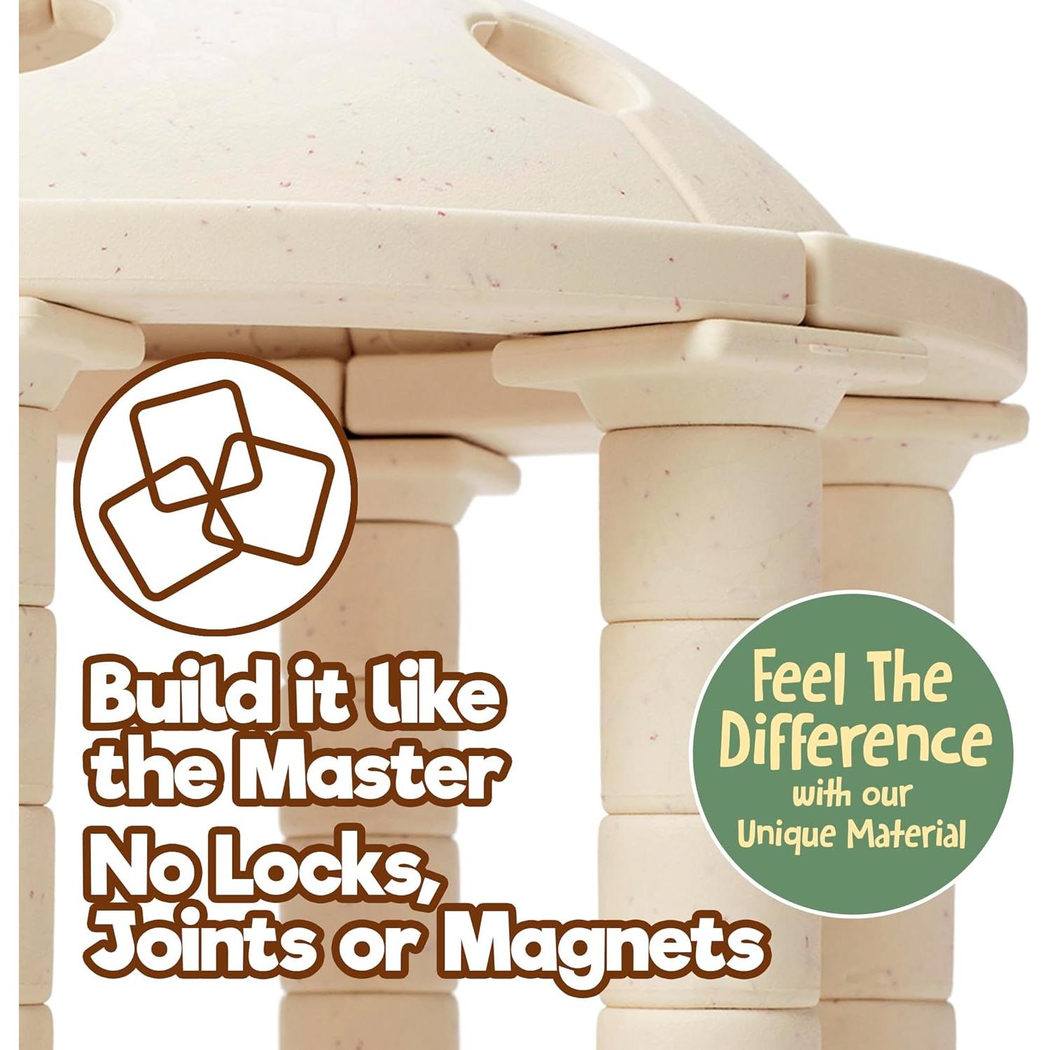 Juguetes Taksa Dome Griego 54 Pcs Bloques Construcción STEM