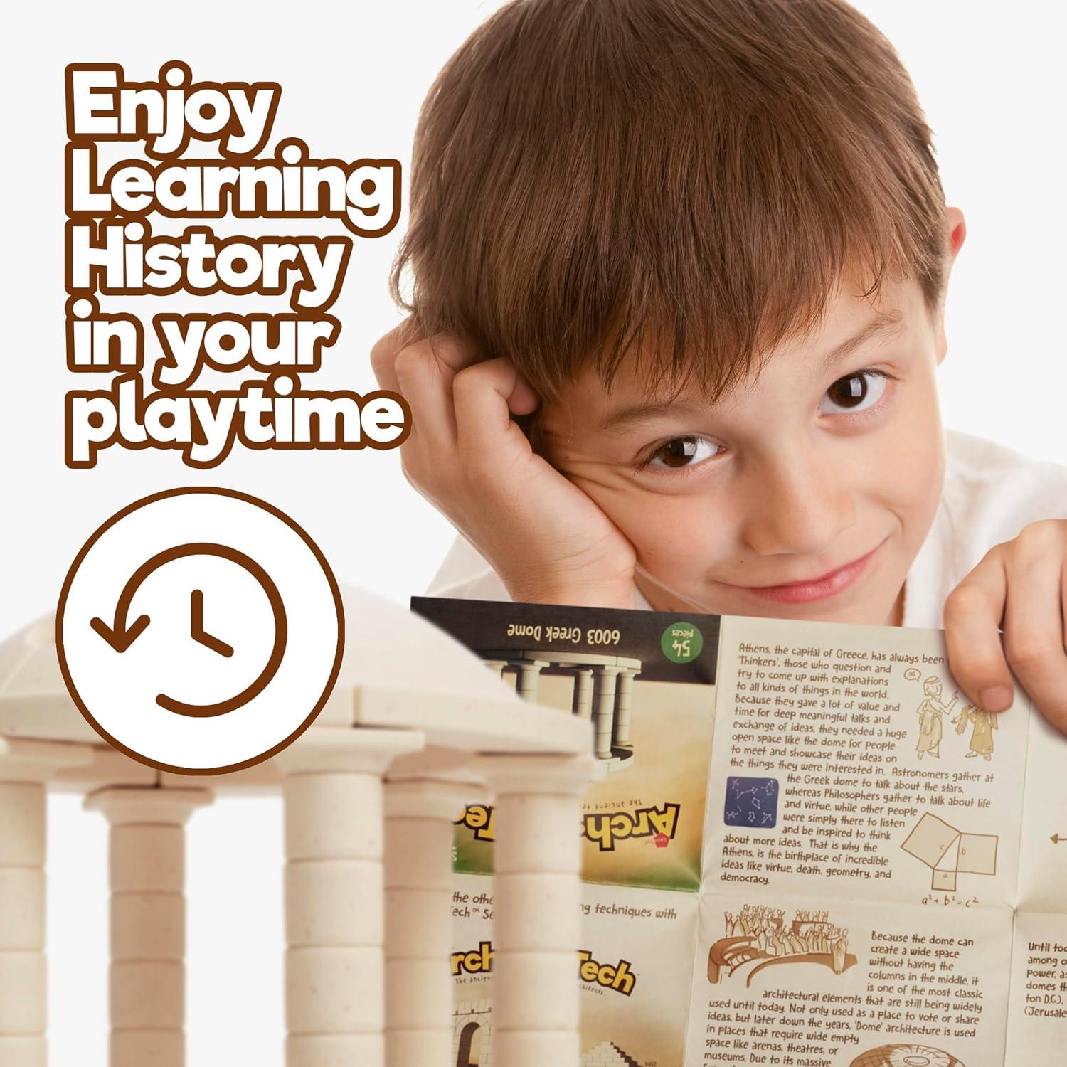 Juguetes Taksa Dome Griego 54 Pcs Bloques Construcción STEM