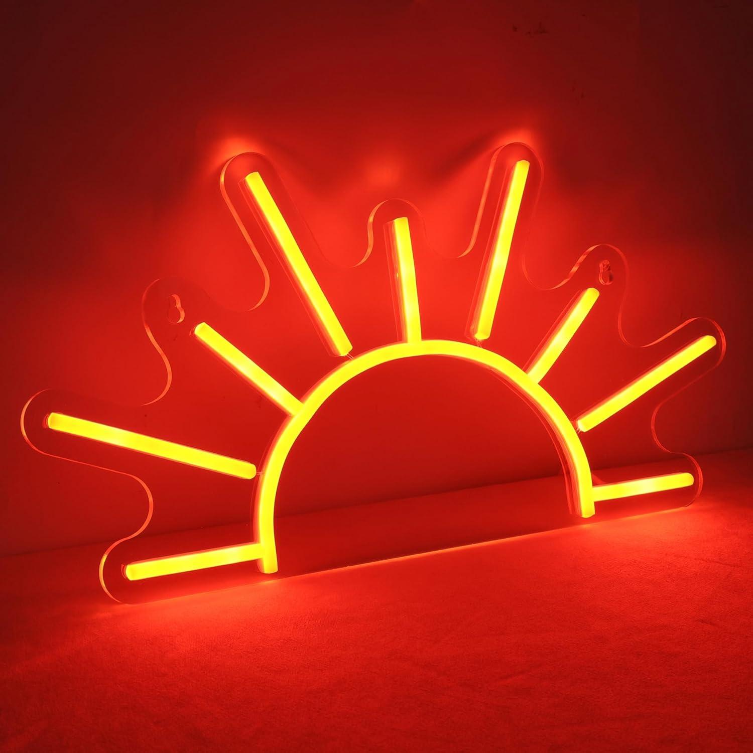 Lámpara de Neón LED Attivolife Amanecer Naranja Regulable