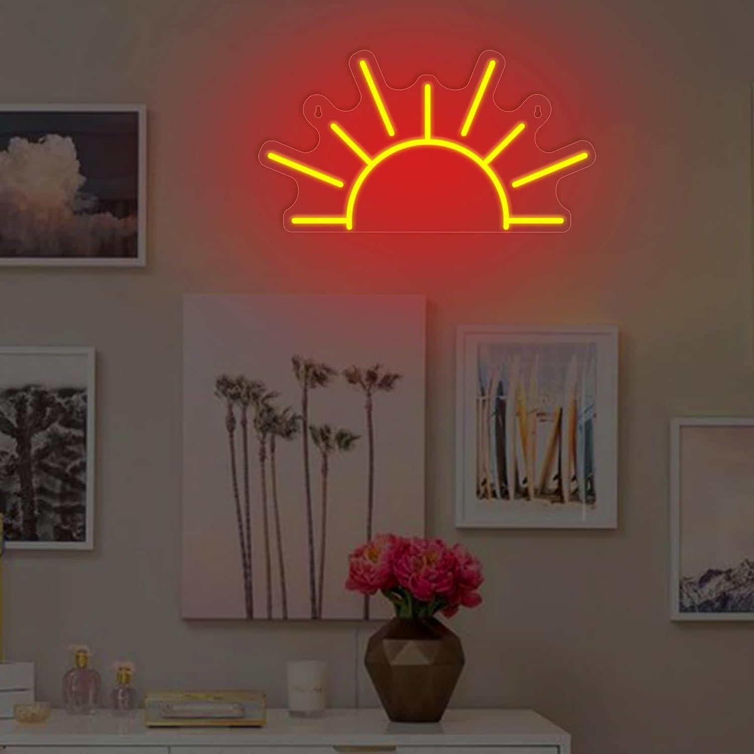 Lámpara de Neón LED Attivolife Amanecer Naranja Regulable