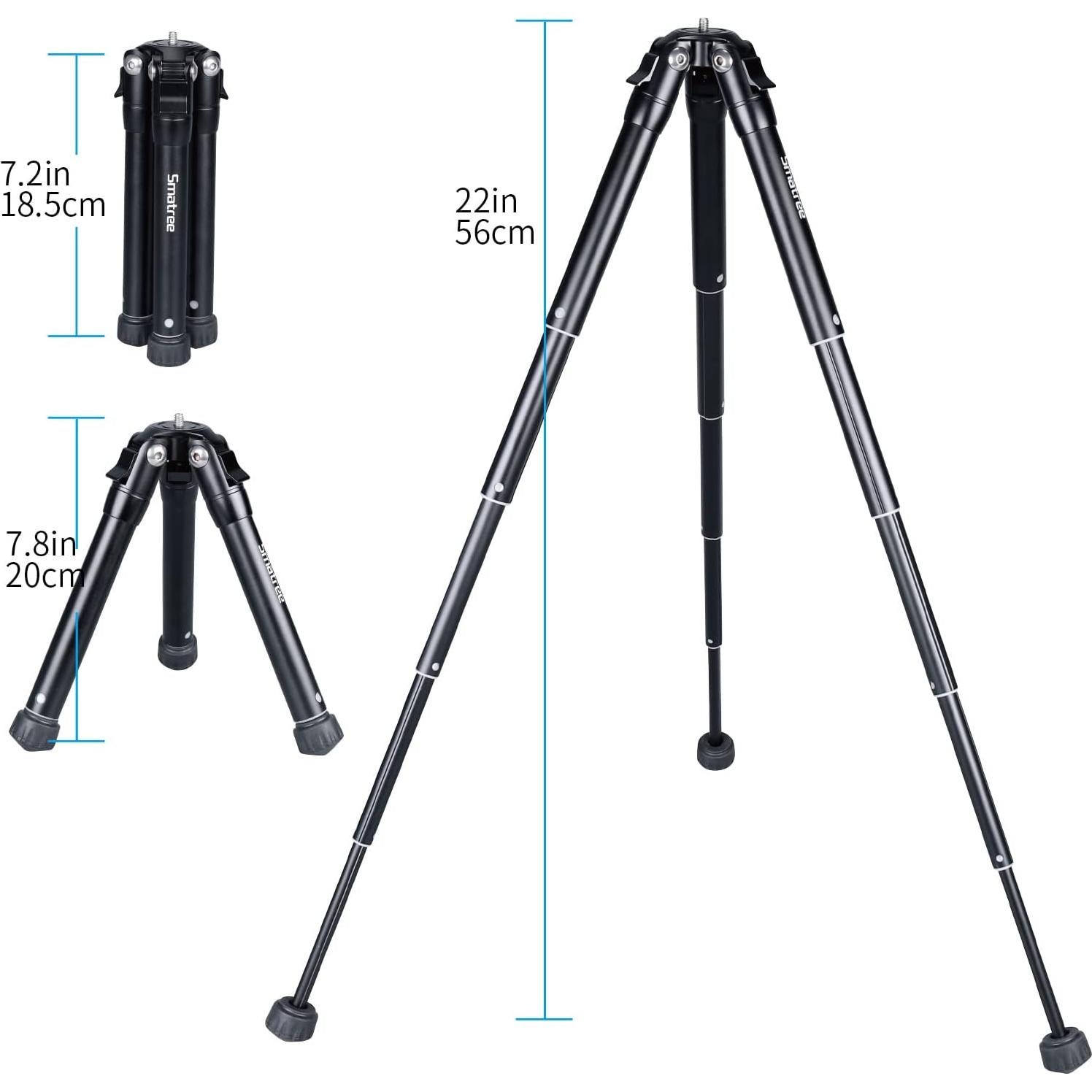 Trípode Extensible Smatree para Gopro y Estabilizadores 19.81-55.88 cm