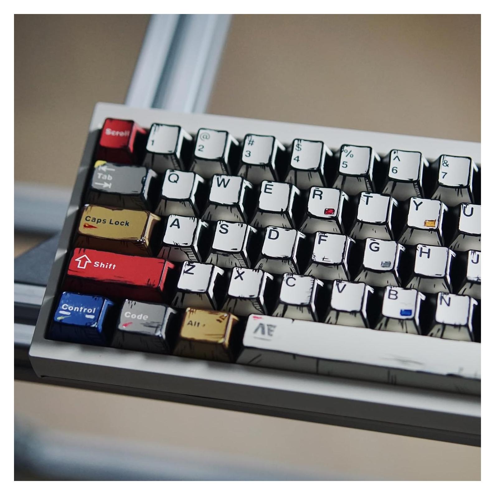 Conjunto de Teclas PBT SUEHIODHY 141 Teclas Estilo Manga