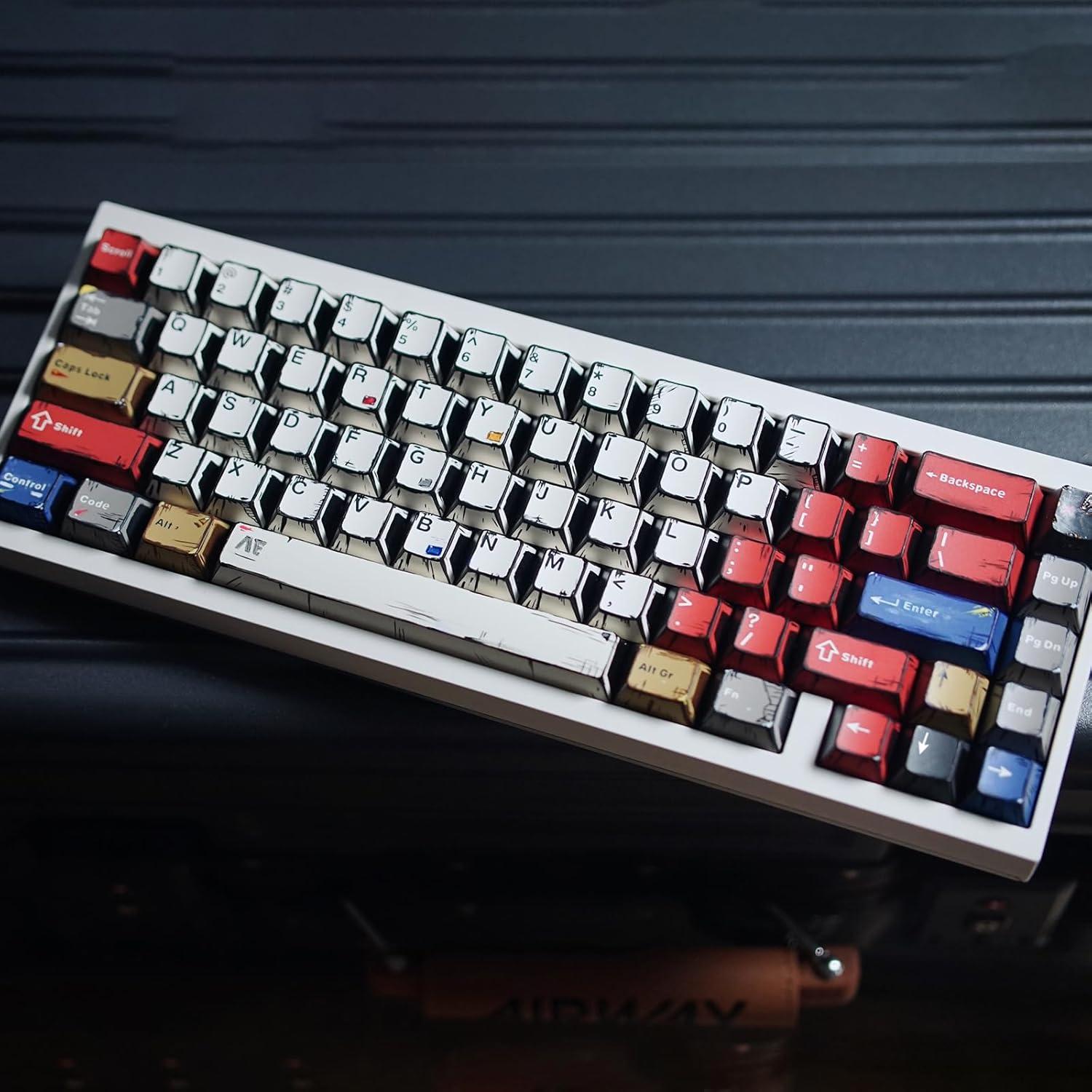 Conjunto de Teclas PBT SUEHIODHY 141 Teclas Estilo Manga