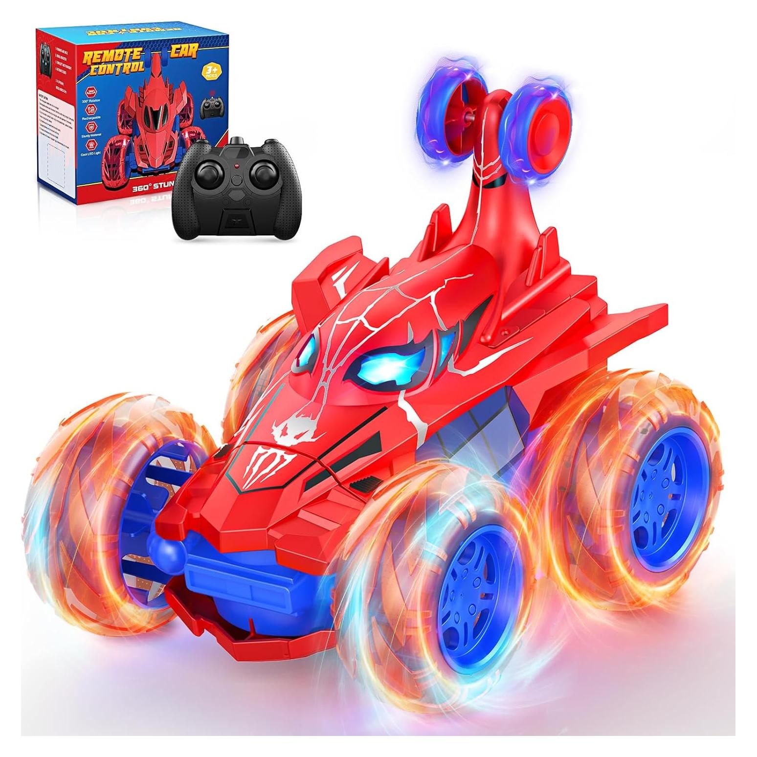 Coche RC Spider Doodays 4WD Acrobático 360° Rojo