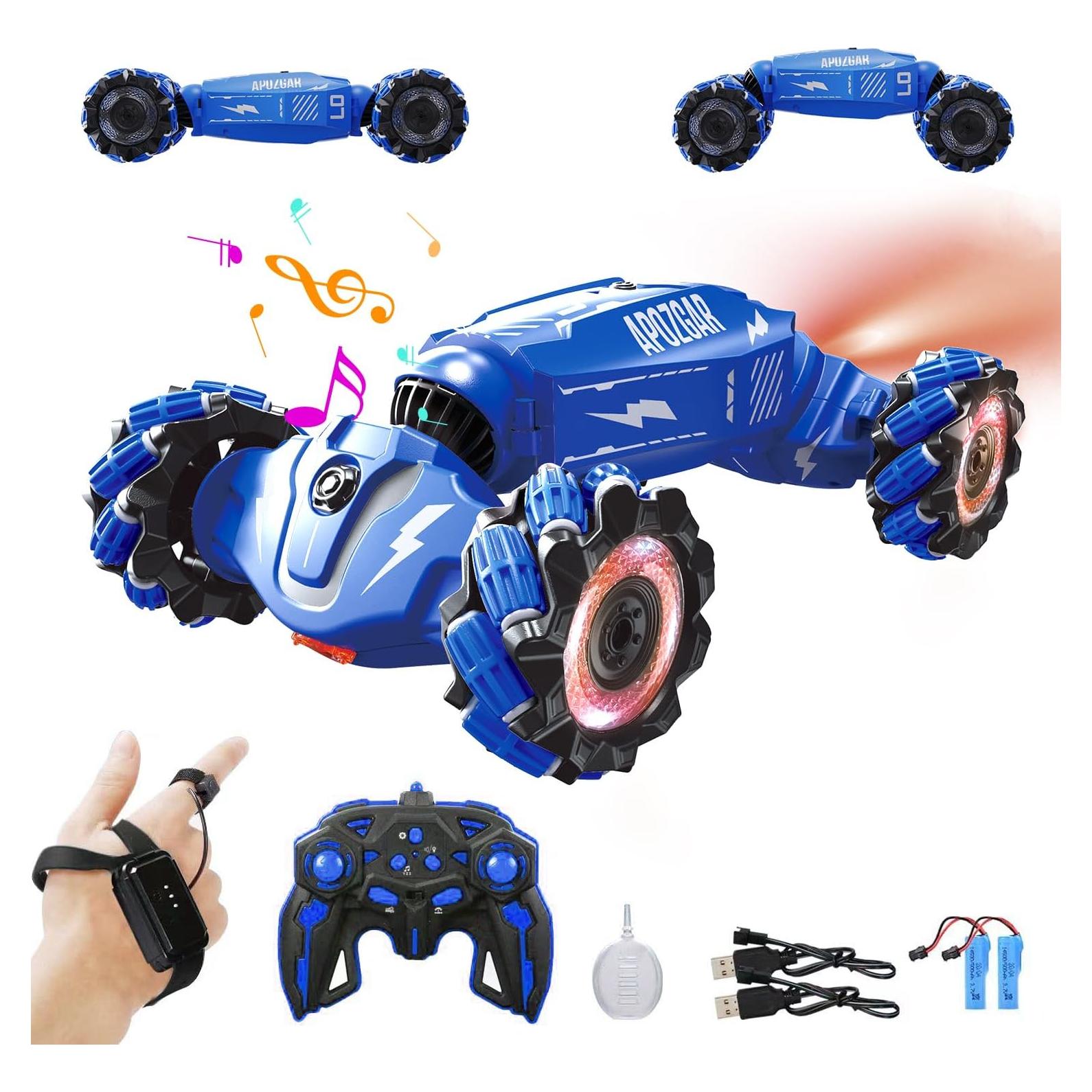 Coche RC Acrobacias LOOZIX Control Gestos 360° Luz Música