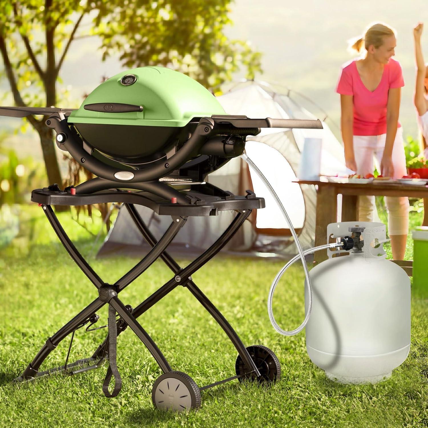 Manguera de Propano GasSaf 1.22m con Adaptador QCC1