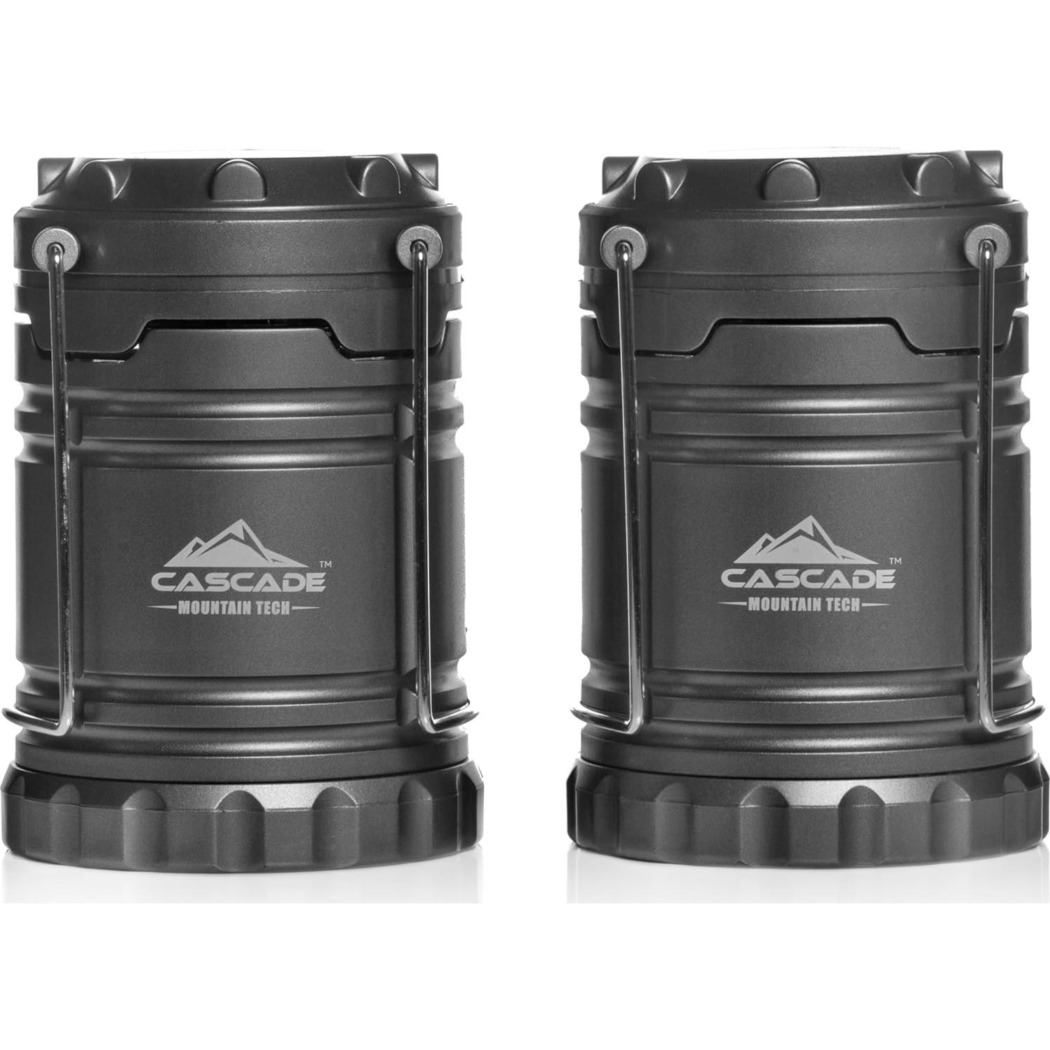 Linterna LED Plegable Cascade Mountain Tech - 2 Piezas