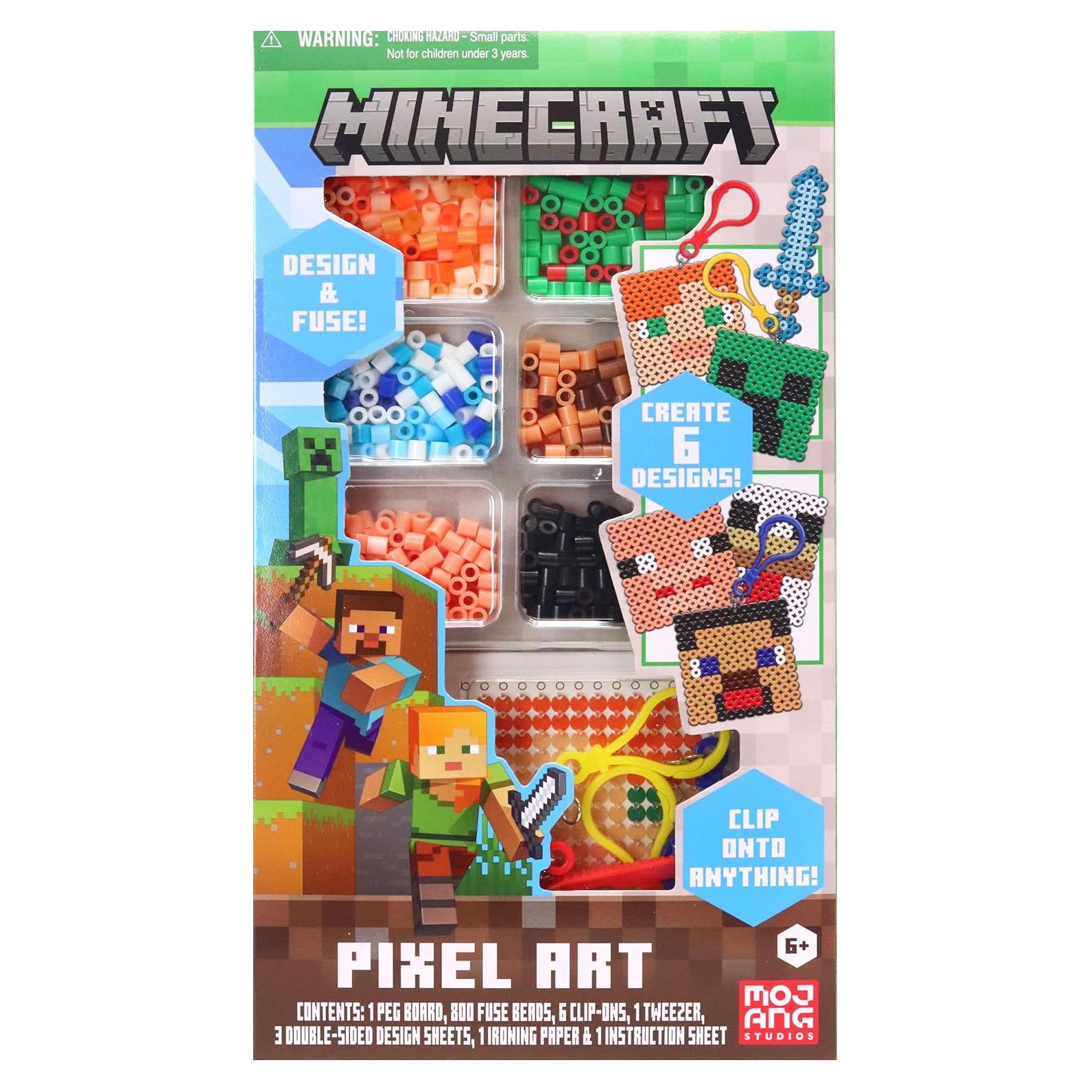 Kit de Manualidades Minecraft Pixel Art Tara Toys 800 Cuentas