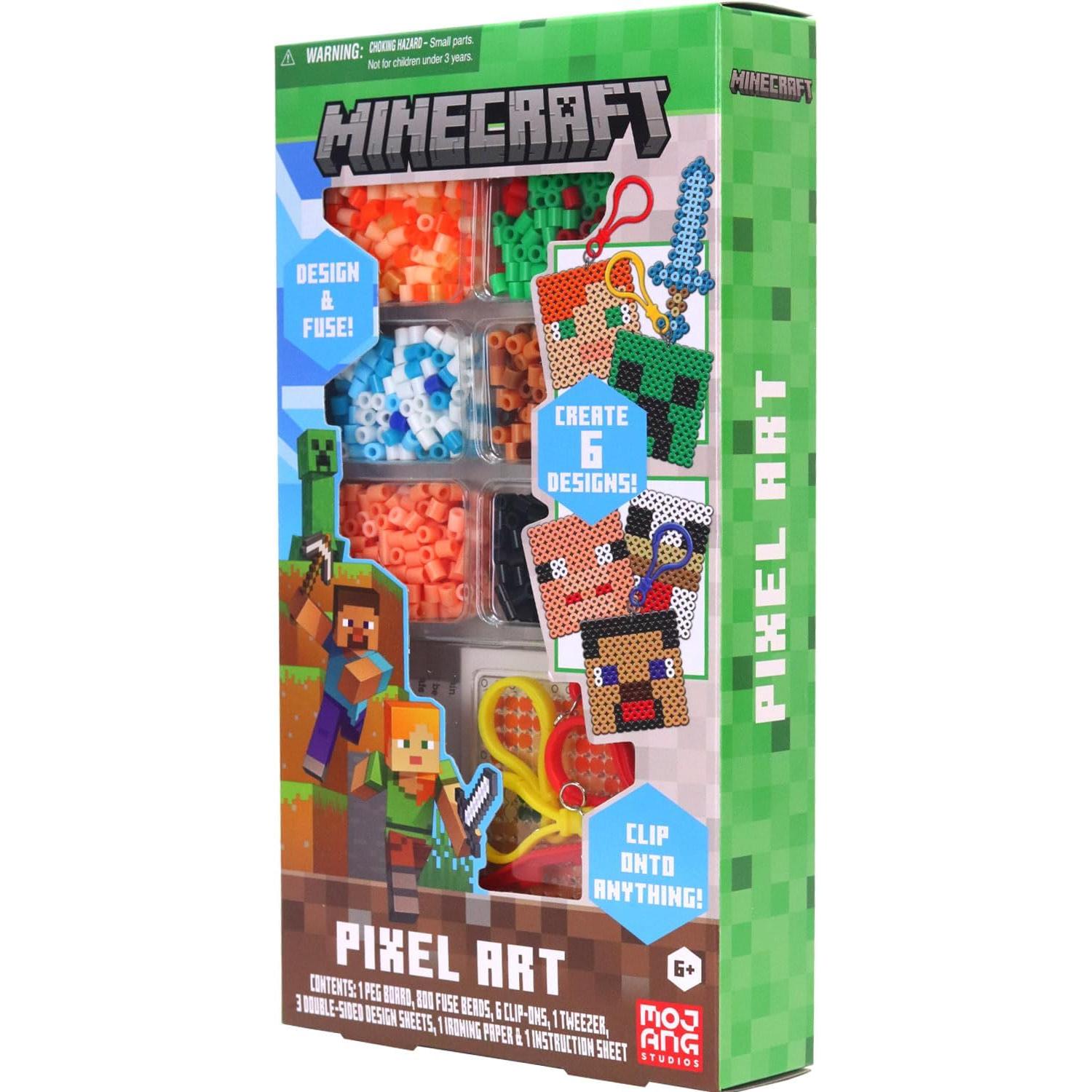 Kit de Manualidades Minecraft Pixel Art Tara Toys 800 Cuentas