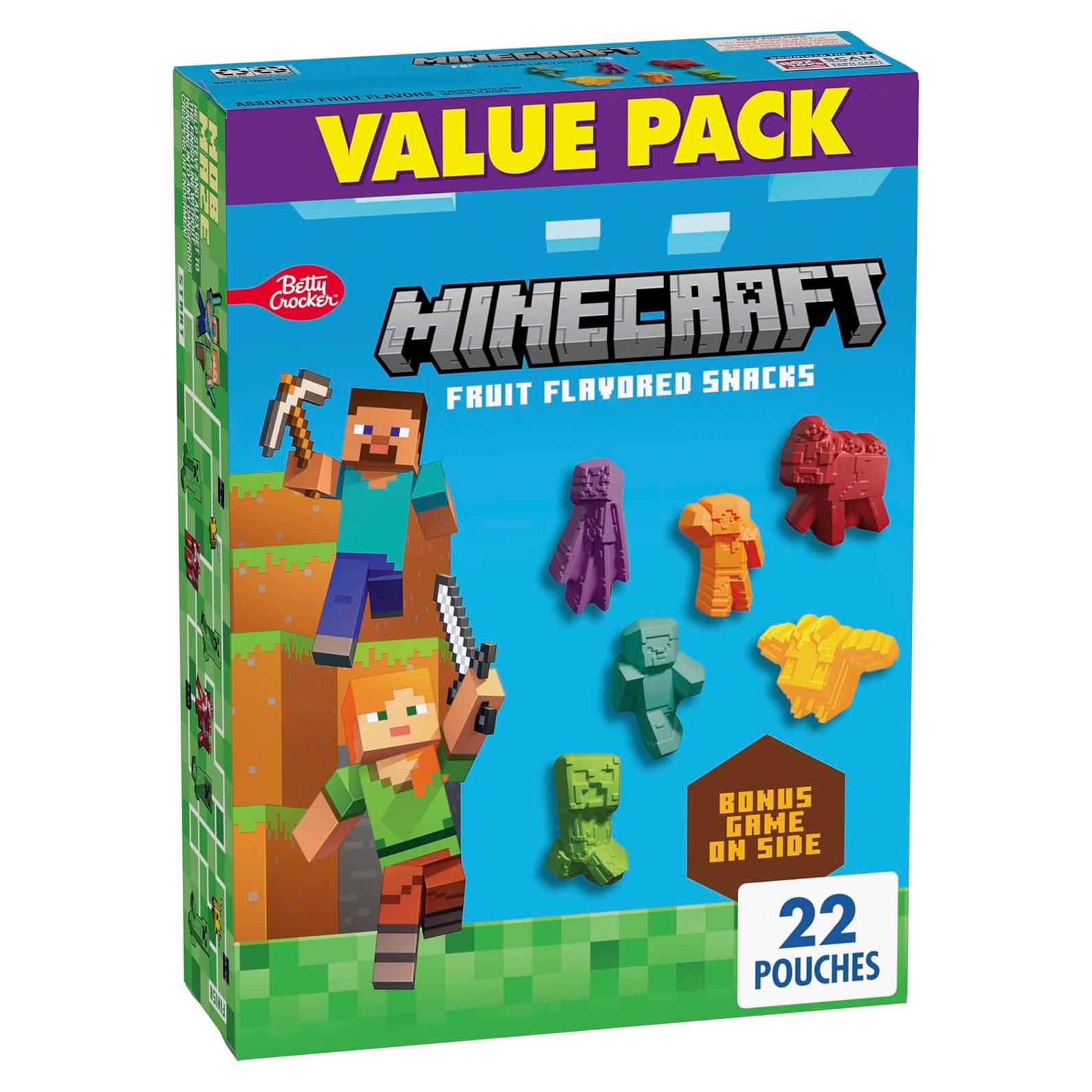 Snacks de Frutas Saborizadas Betty Crocker Minecraft 500 g