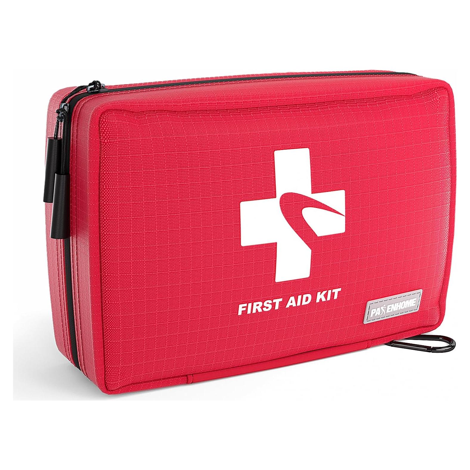 Kit de Primeros Auxilios Compacto 300 PCS Pasenhome - Rojo