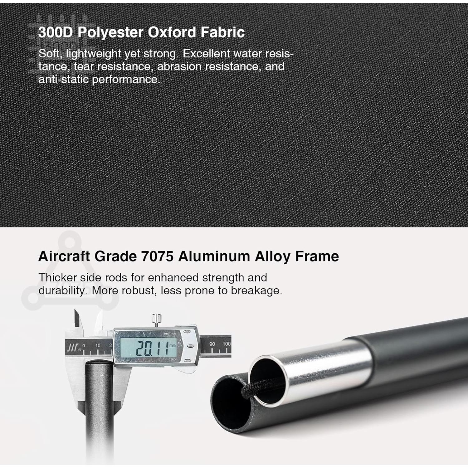 Cama de Camping OneTigris SUPRAGRIS Plegable 190x70cm 400lbs