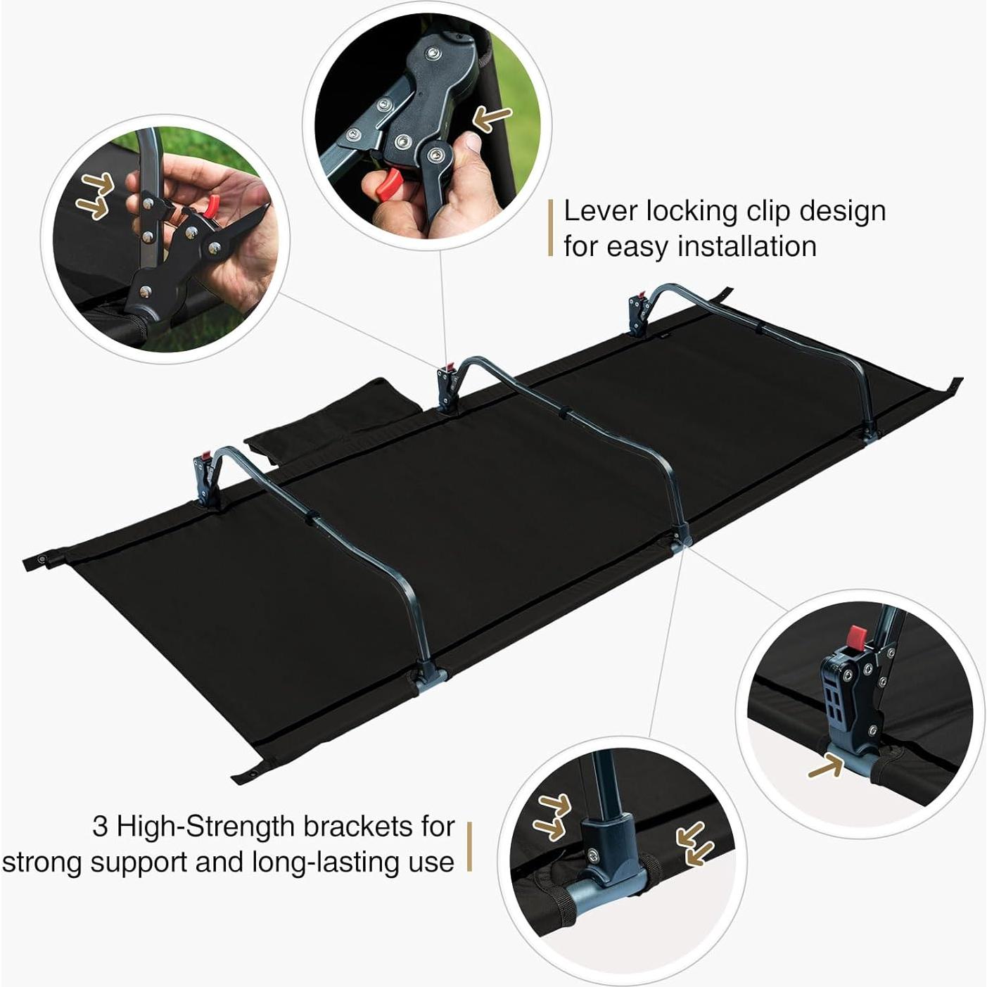 Cama de Camping OneTigris SUPRAGRIS Plegable 190x70cm 400lbs