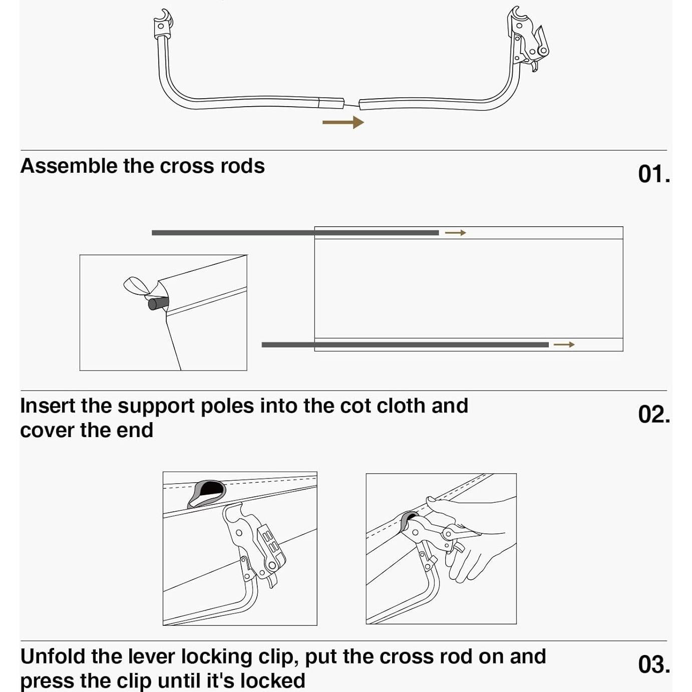 Cama de Camping OneTigris SUPRAGRIS Plegable 190x70cm 400lbs