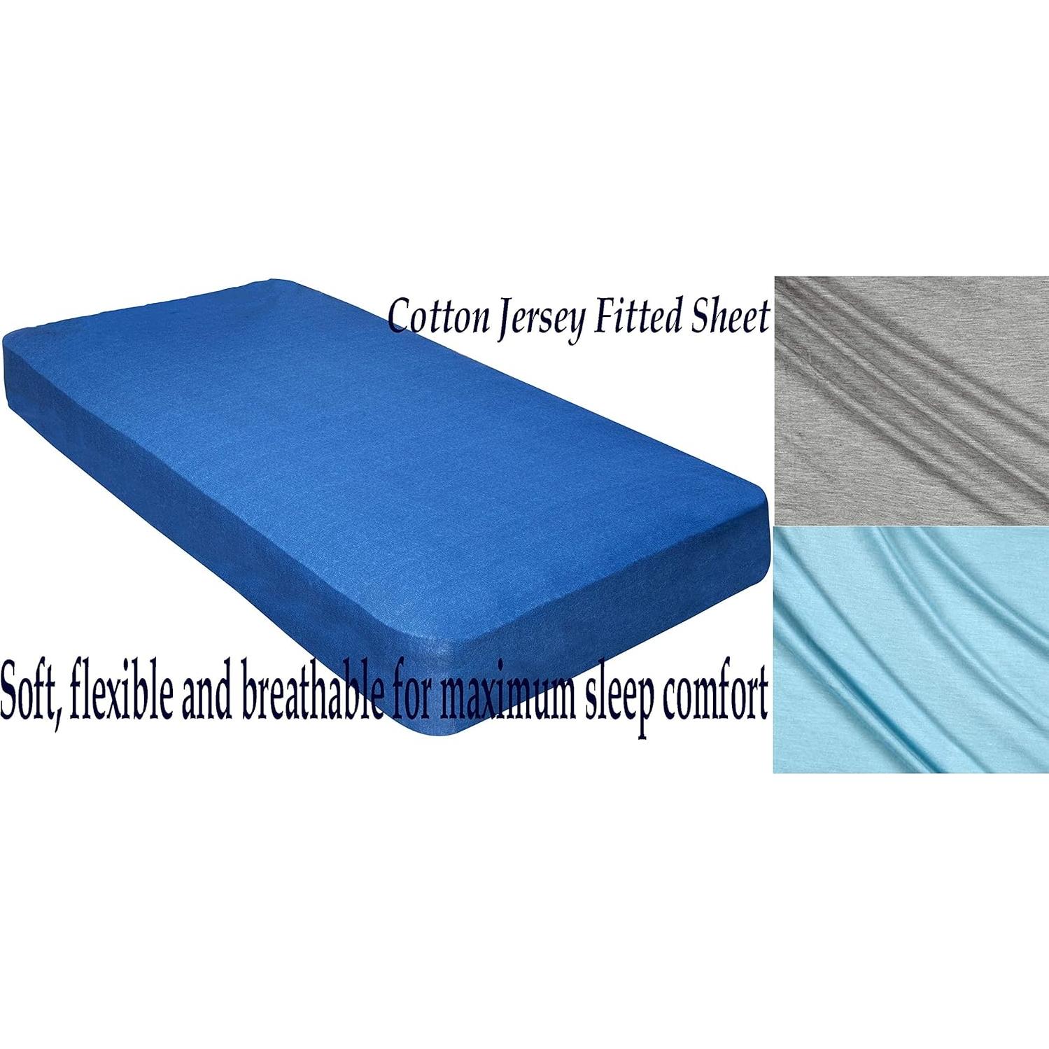 Sábanas Ajustadas Gilbin 100% Algodón Jersey 75x30 cm 2 Piezas