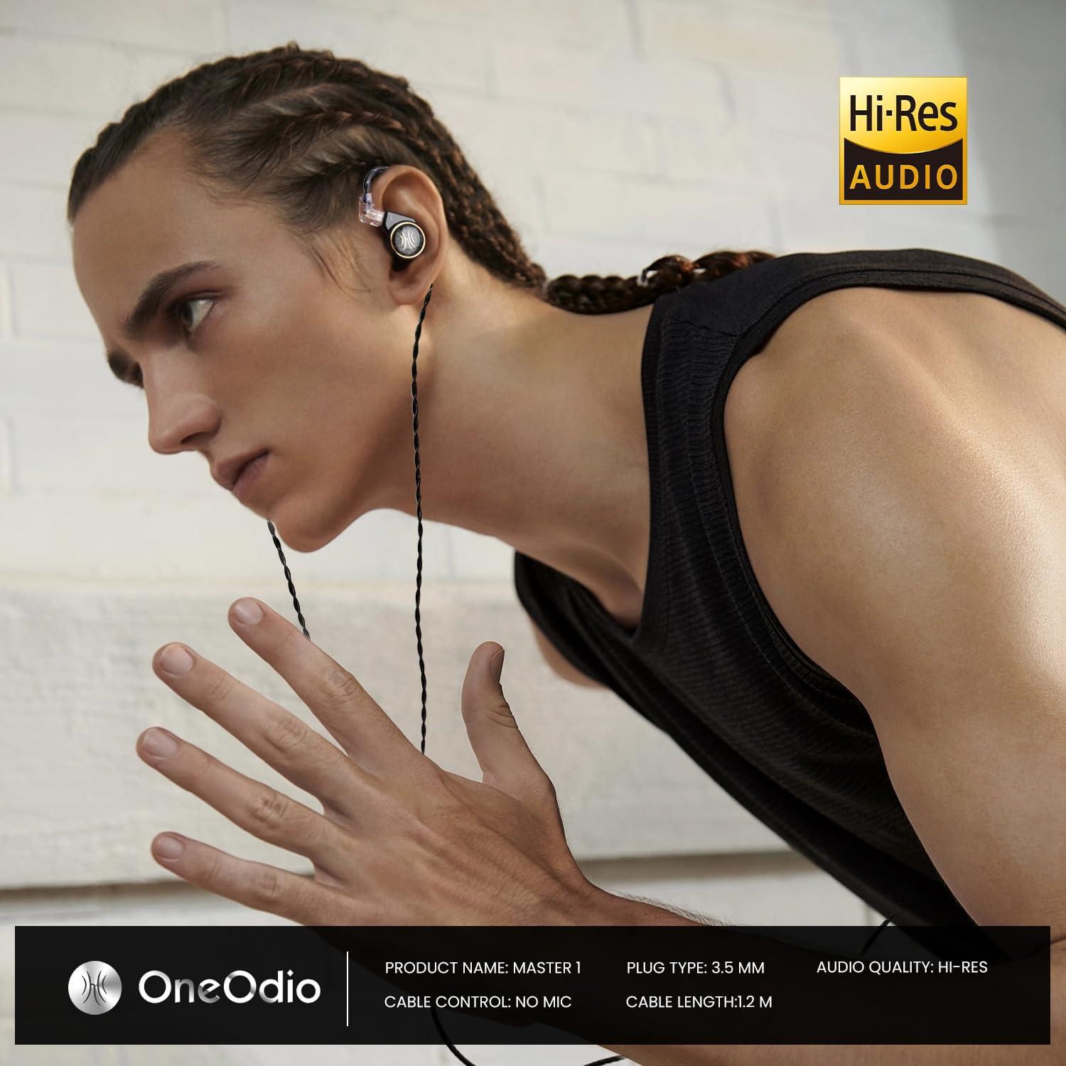 Auriculares OneOdio Master 1 Hi-Fi 3.5mm Híbridos para Juegos