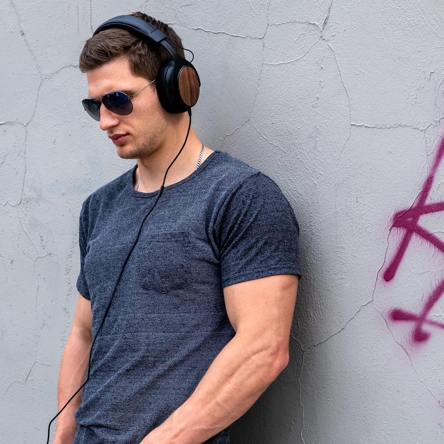 Auriculares Thinksound ov21 - Sobre la oreja, 45mm, cable desmontable