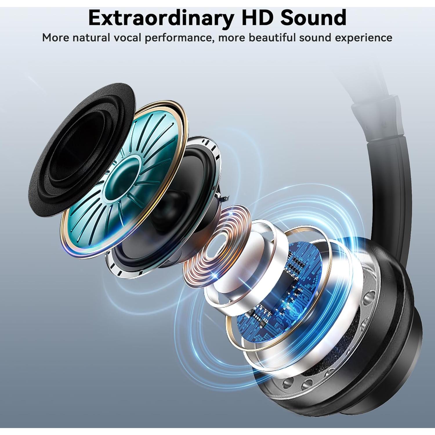 Auriculares USB y 3.5mm Wantek 786FNUSB con micrófono y cancelación de ruido