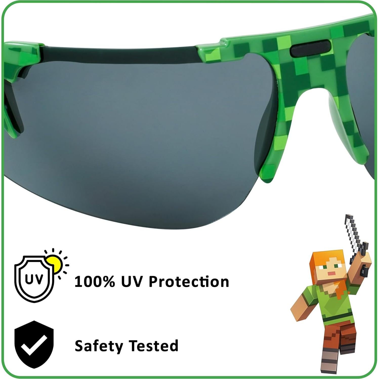 Gafas de Sol ARKAID Minecraft Niños UV400 Talla Única