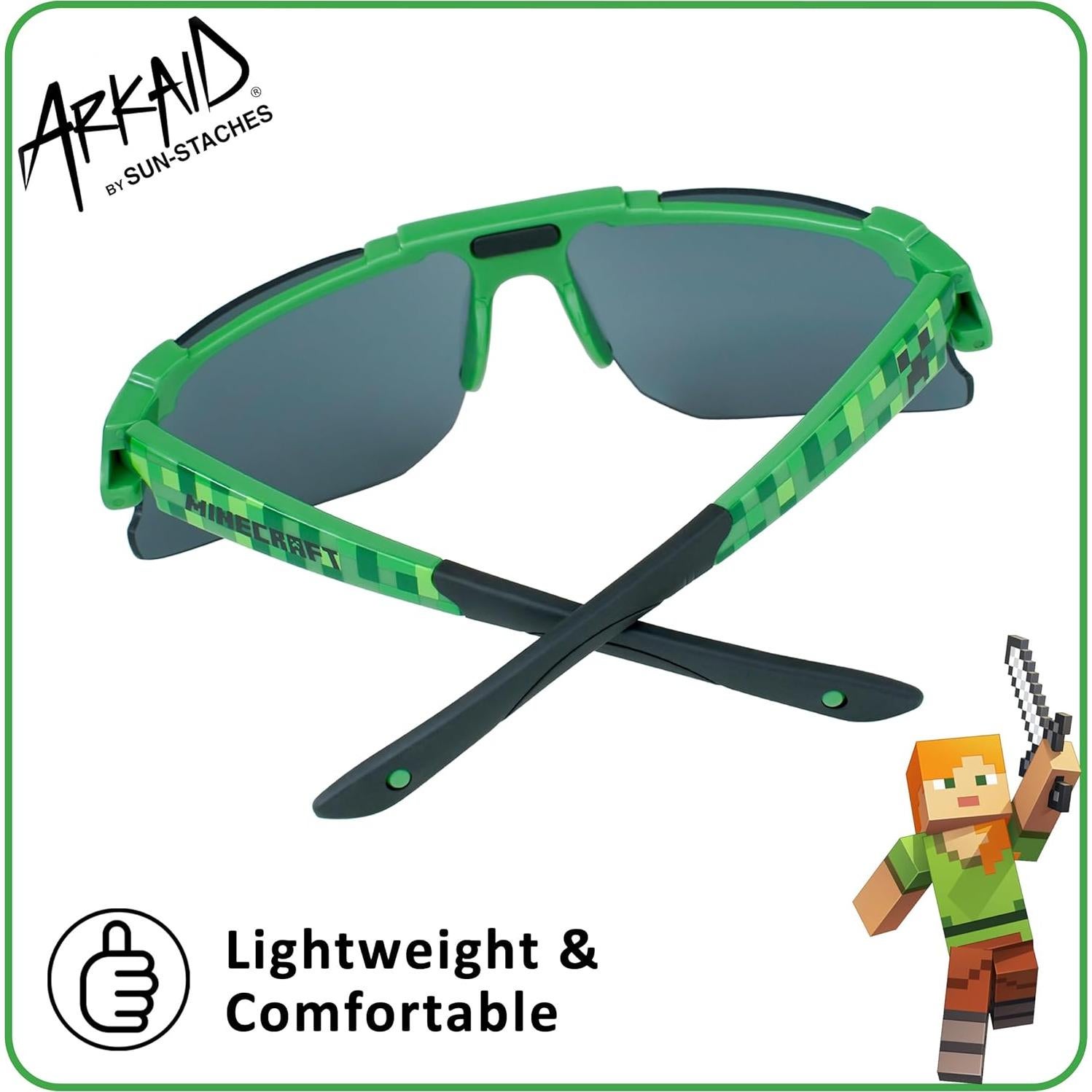 Gafas de Sol ARKAID Minecraft Niños UV400 Talla Única