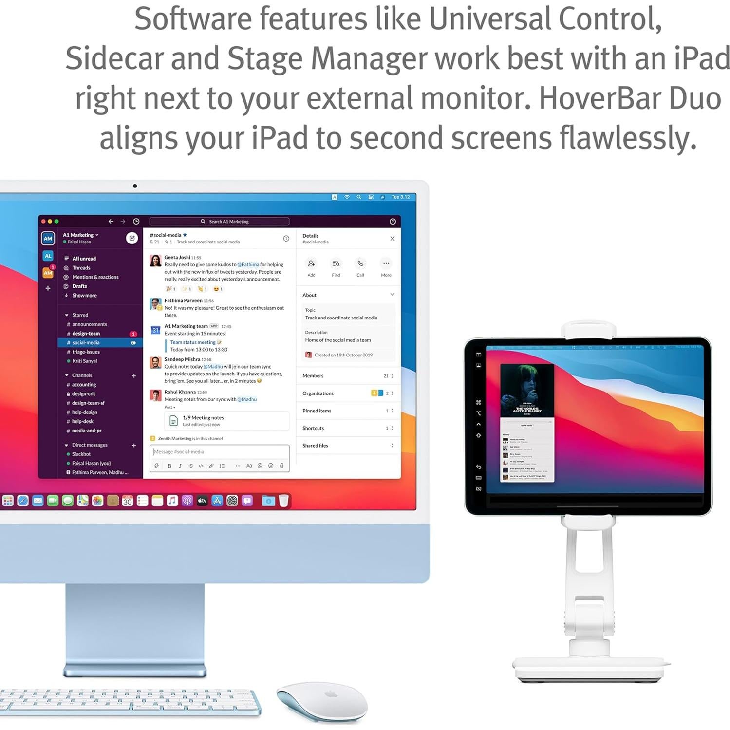 Soporte para iPad Twelve South HoverBar Duo Gen 2 Ajustable