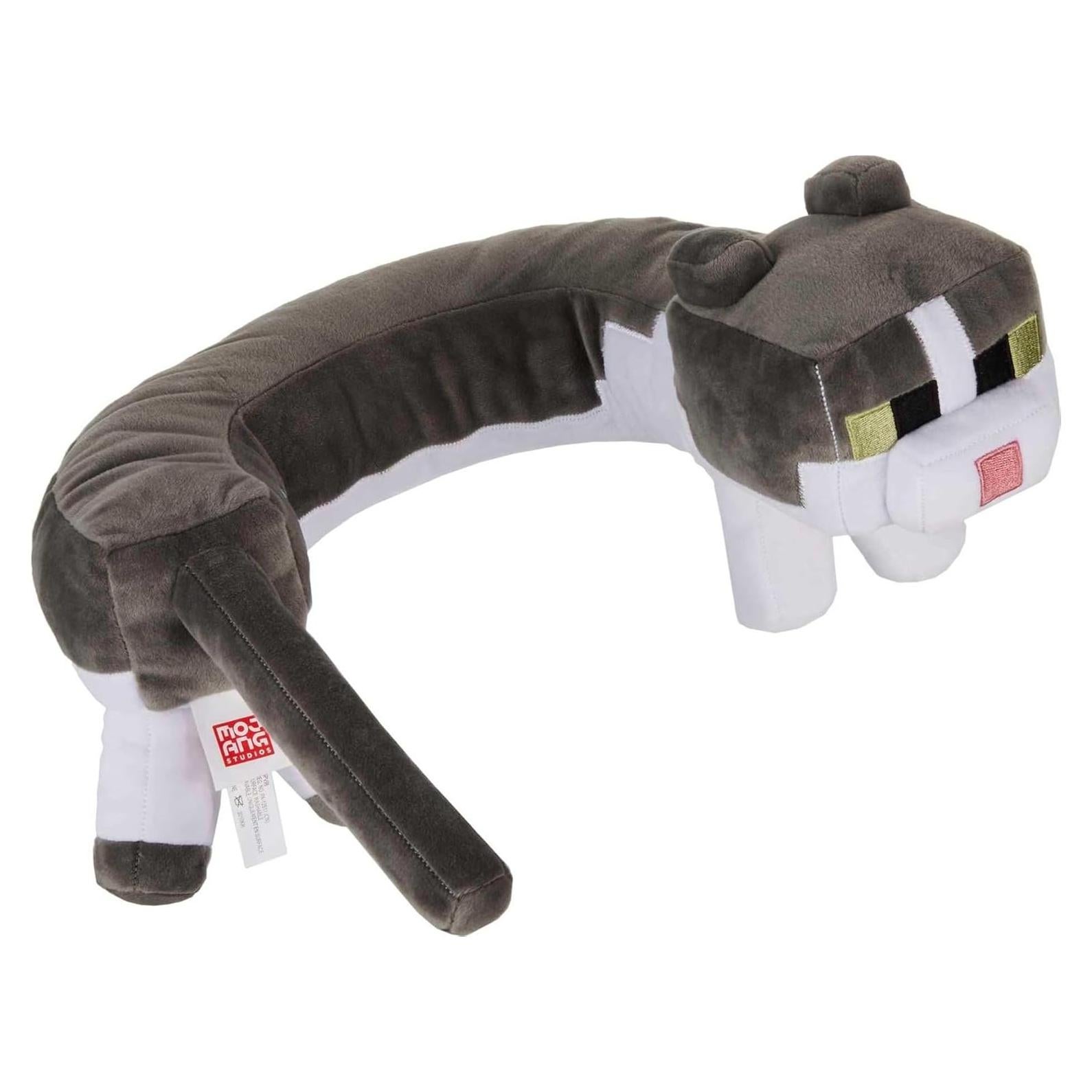 Almohada de Cuello Gato Minecraft Mattel con Sonido Ronroneo